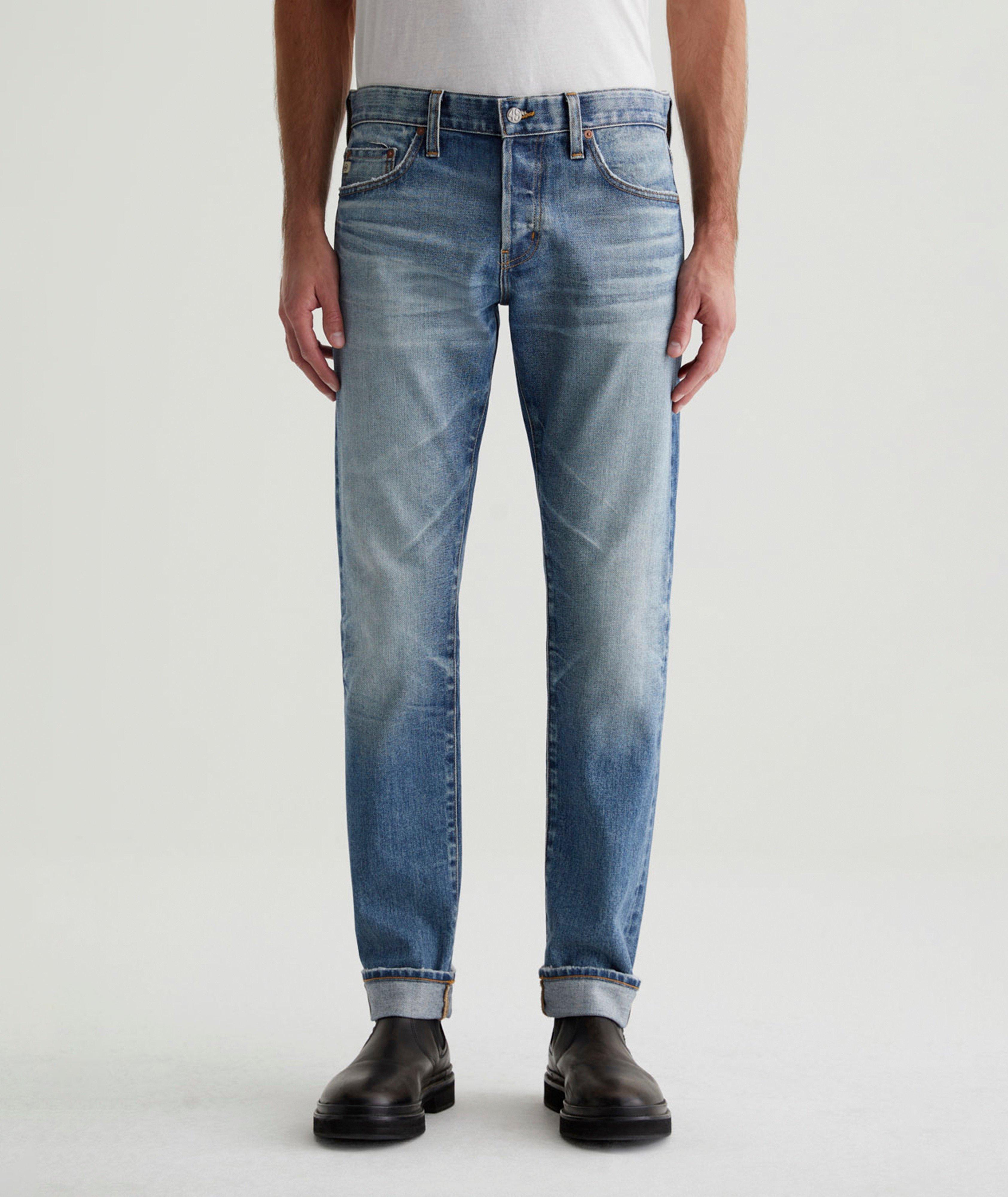 Jean Tellis en denim liséré de coupe moderne amincie image 1