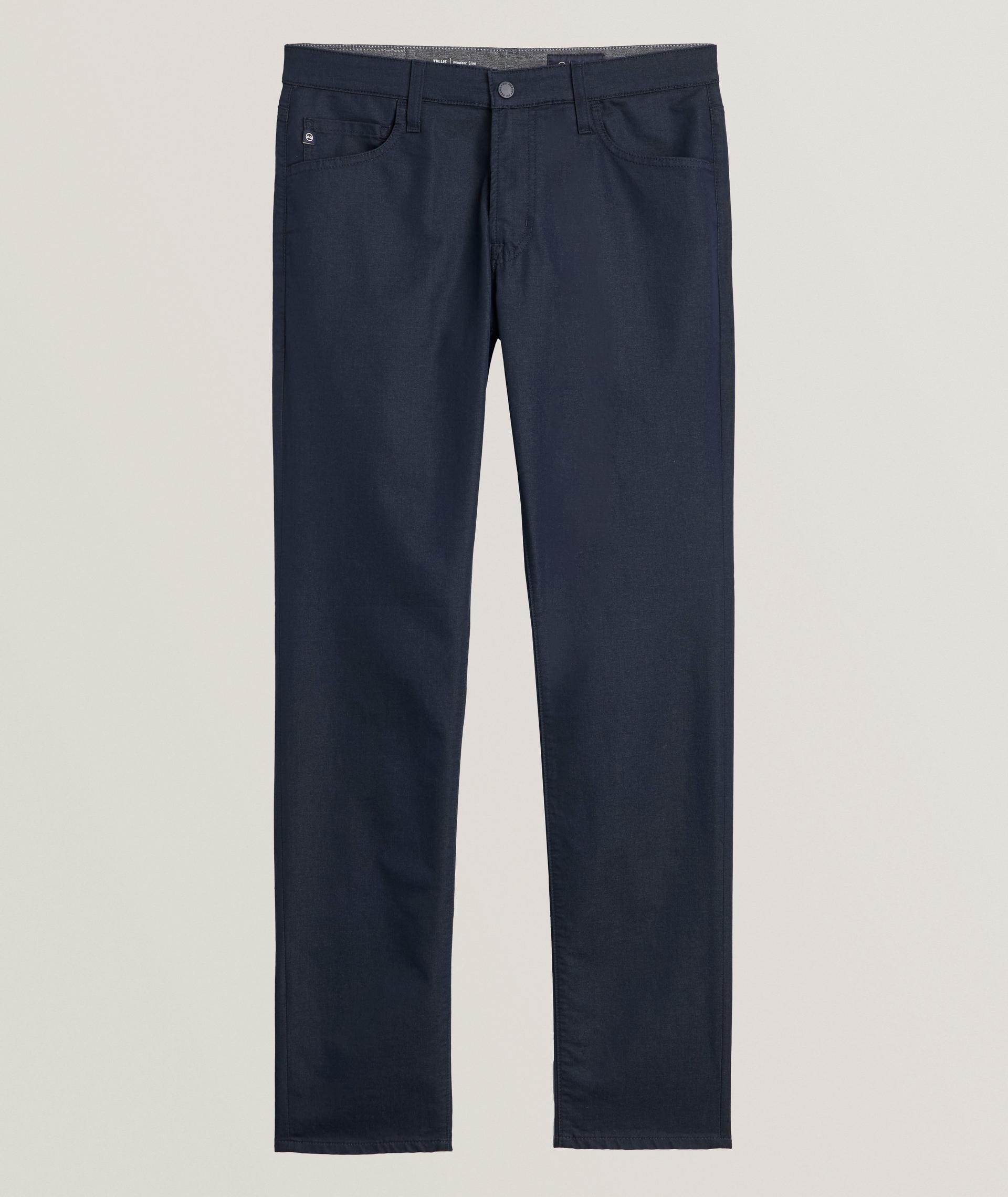 Pantalon Tellis en tissu performant de coupe amincie image 0