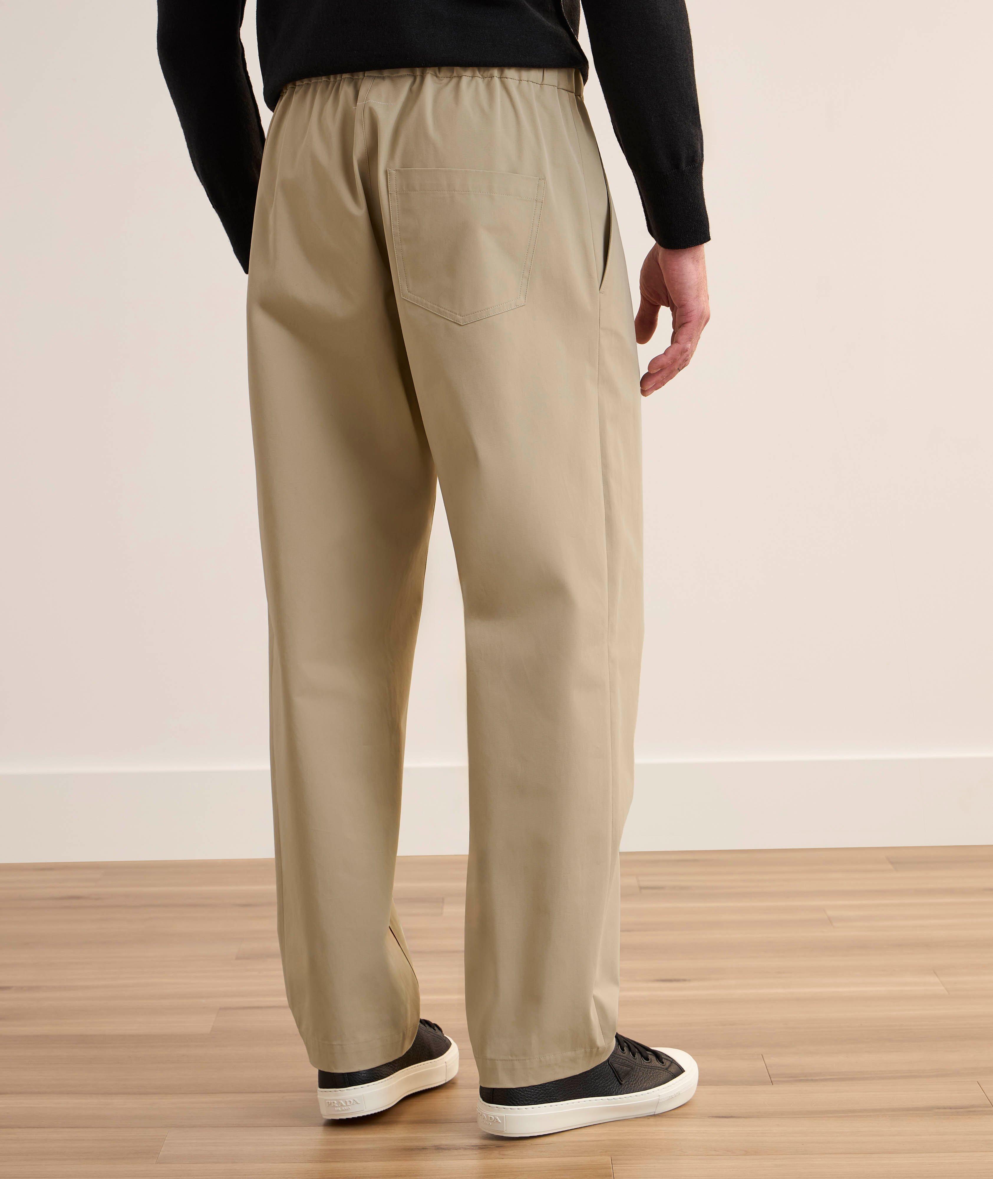 Drawstring Cotton Pants image 2