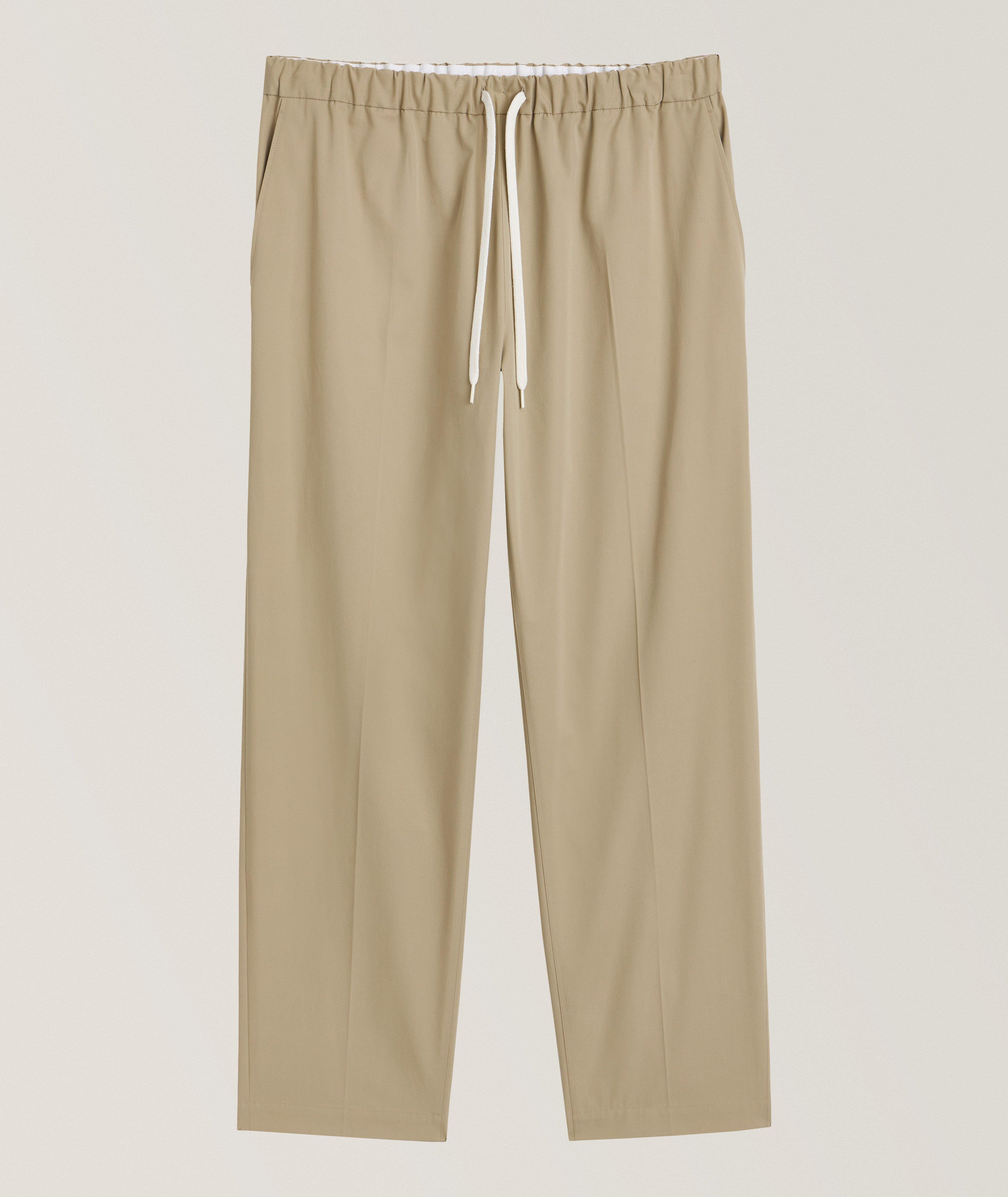 Pantalon en coton à cordon image 0