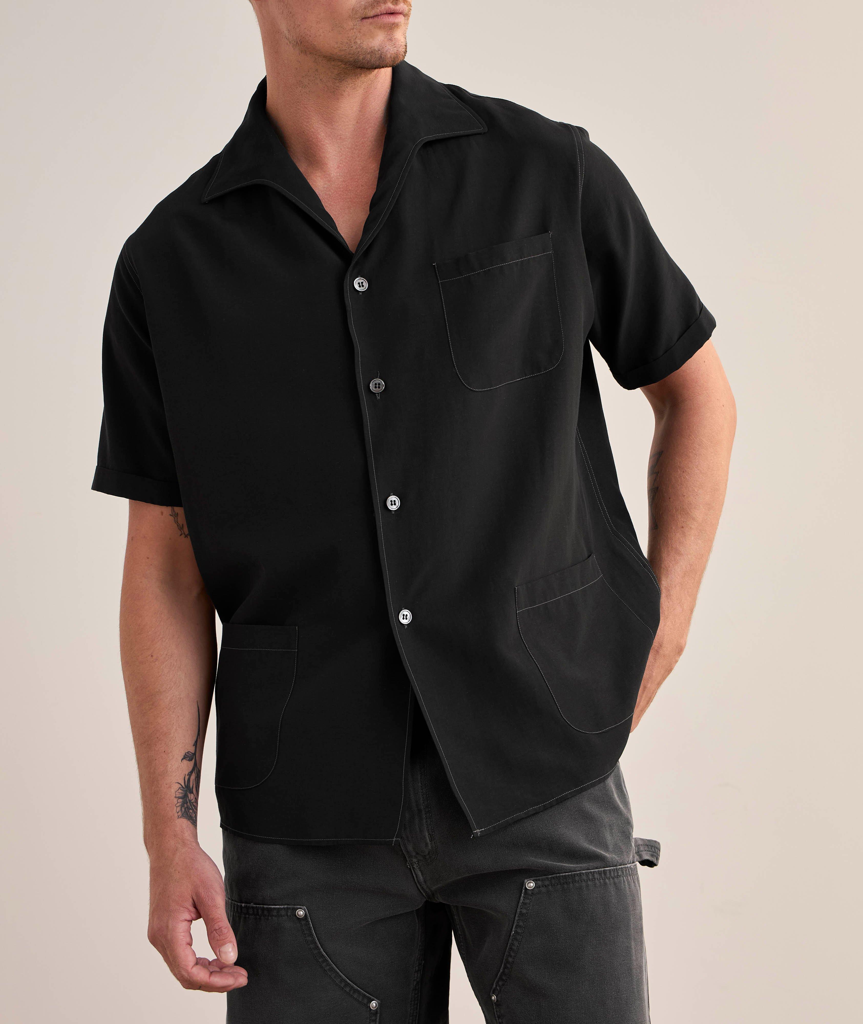 Cotton-Silk Camp Shirt image 1