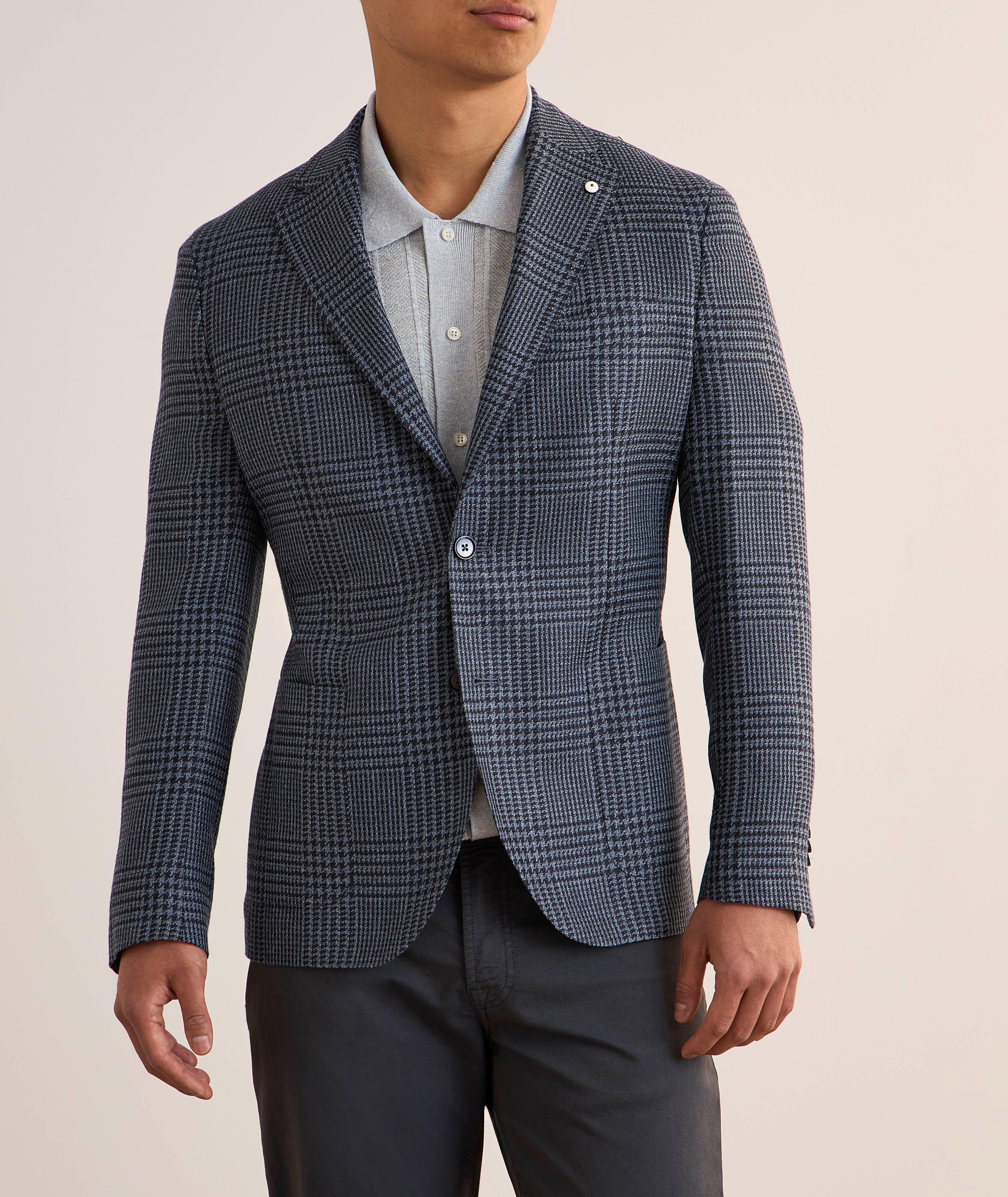 Houndstooth Wool-Blend Sport Jacket image 1
