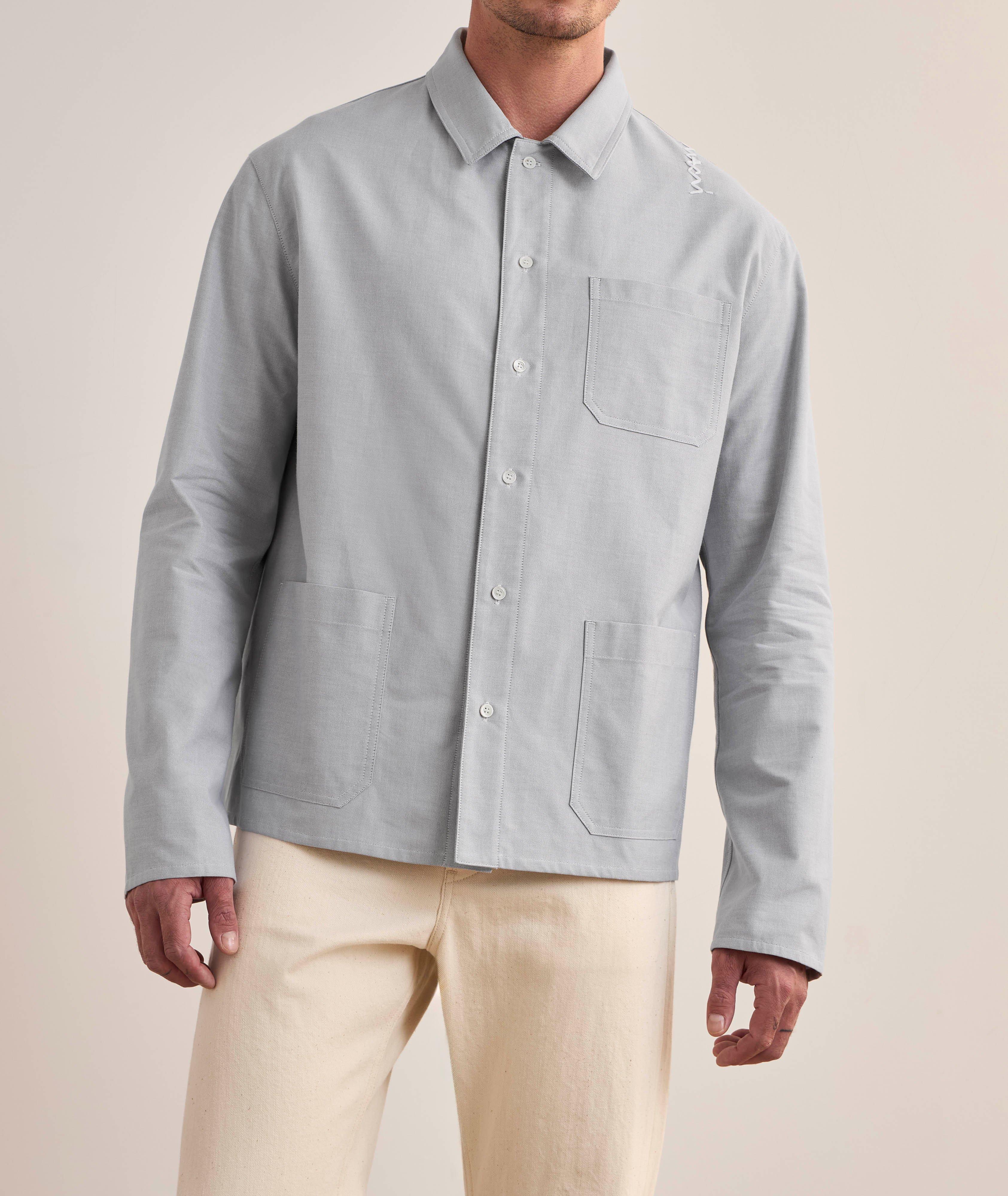 Veste-chemise en toile oxford image 1