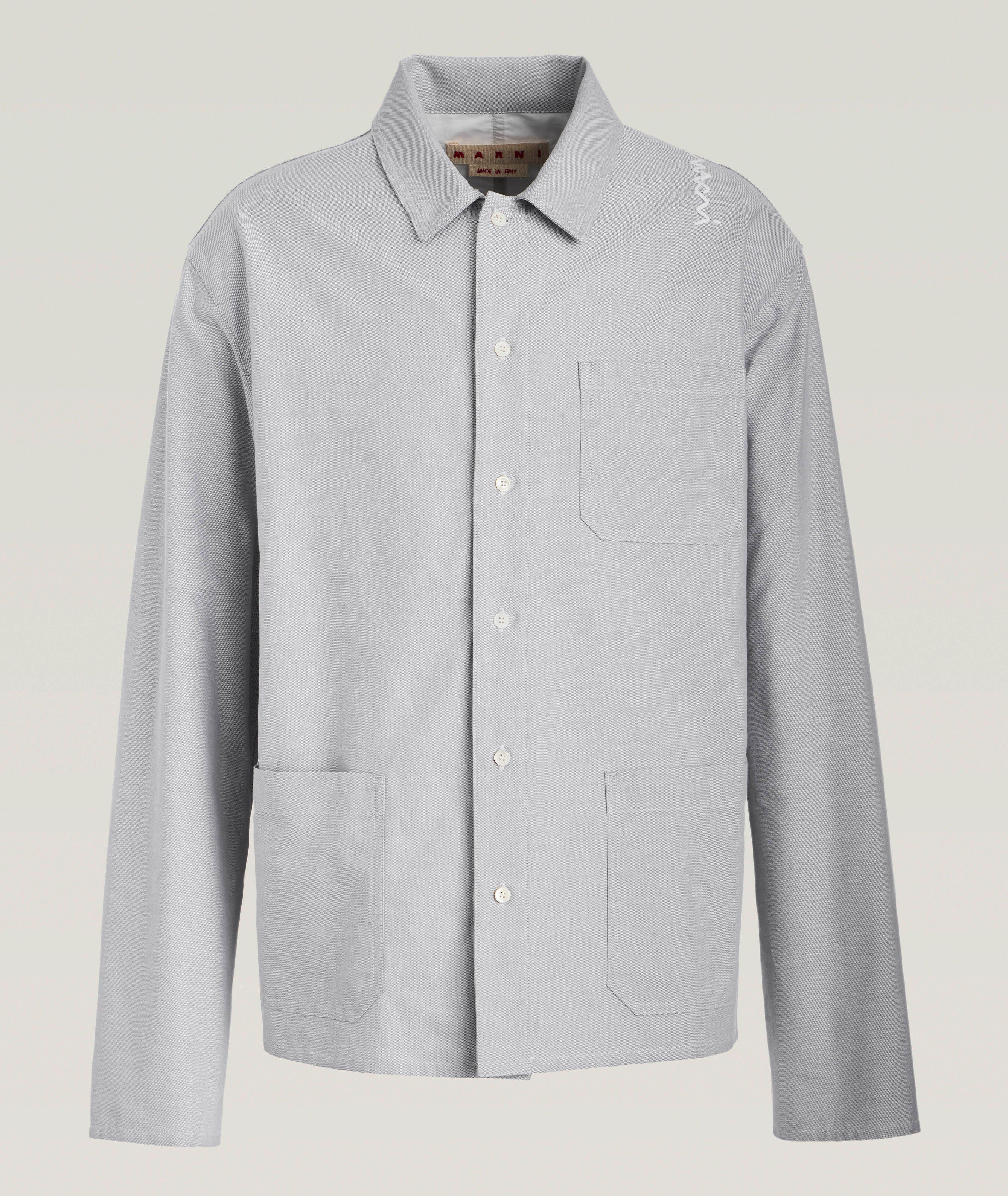 Veste-chemise en toile oxford image 0