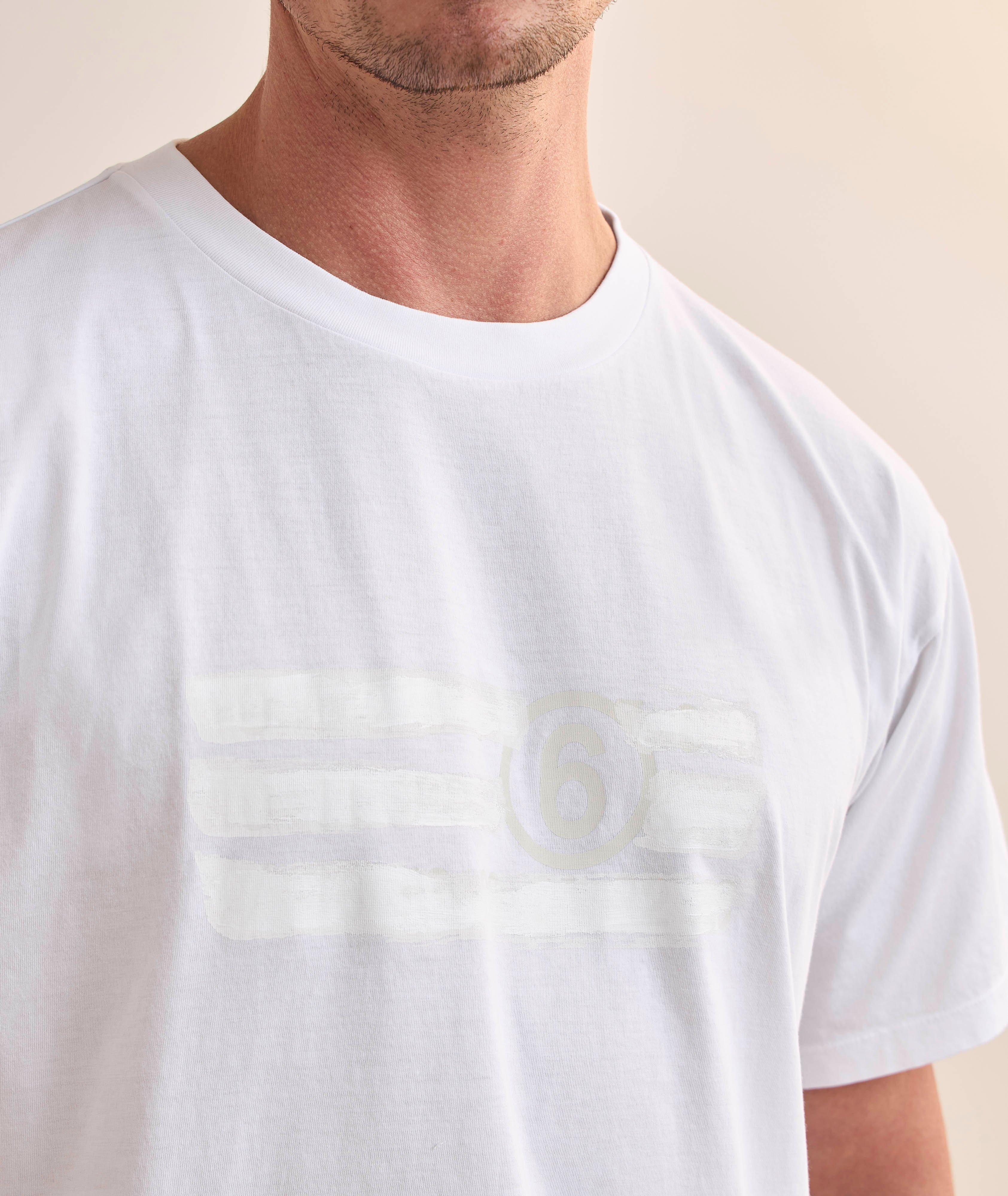 Numeric Paint Logo Cotton T-Shirt image 3