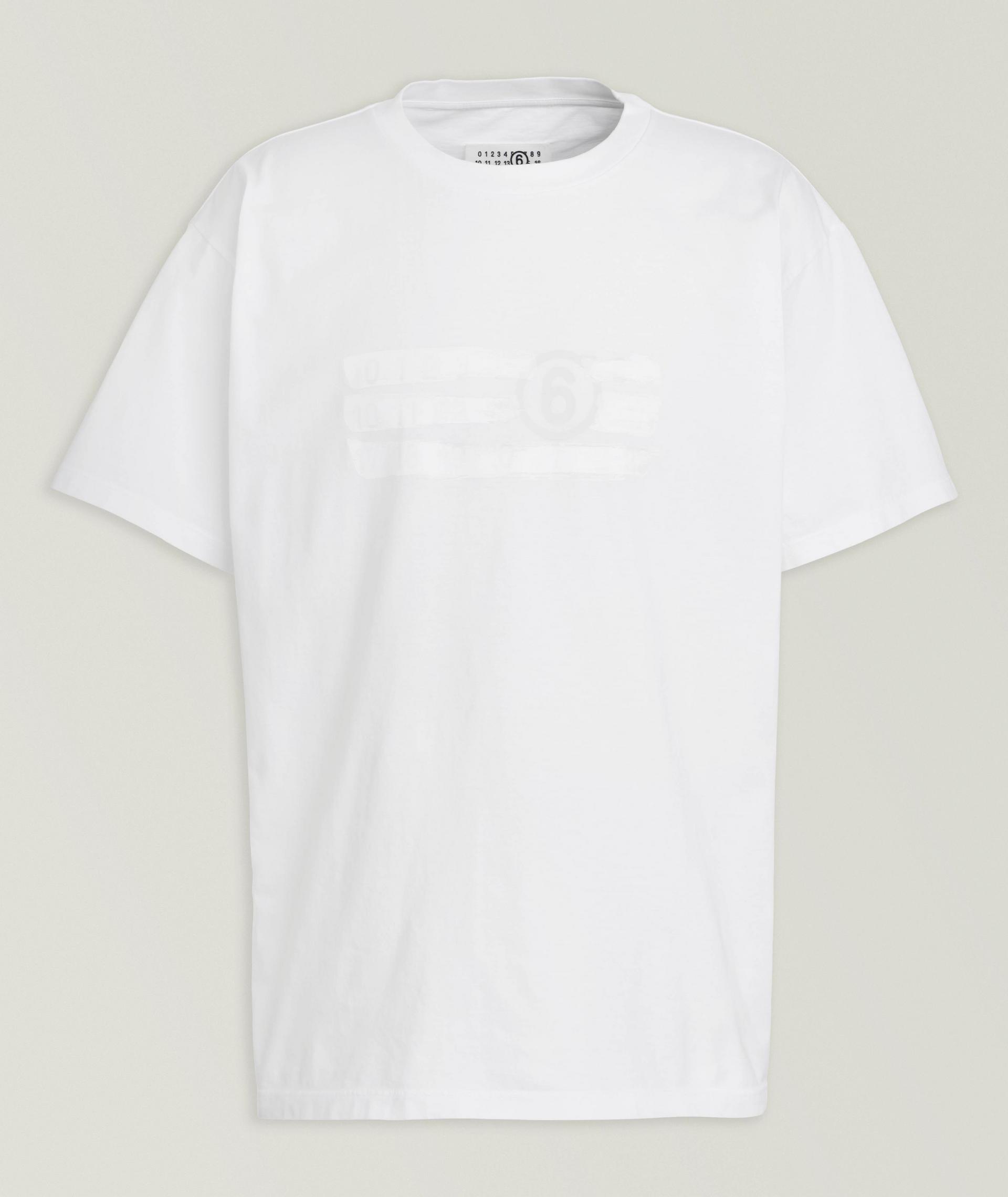 Numeric Paint Logo Cotton T-Shirt image 0