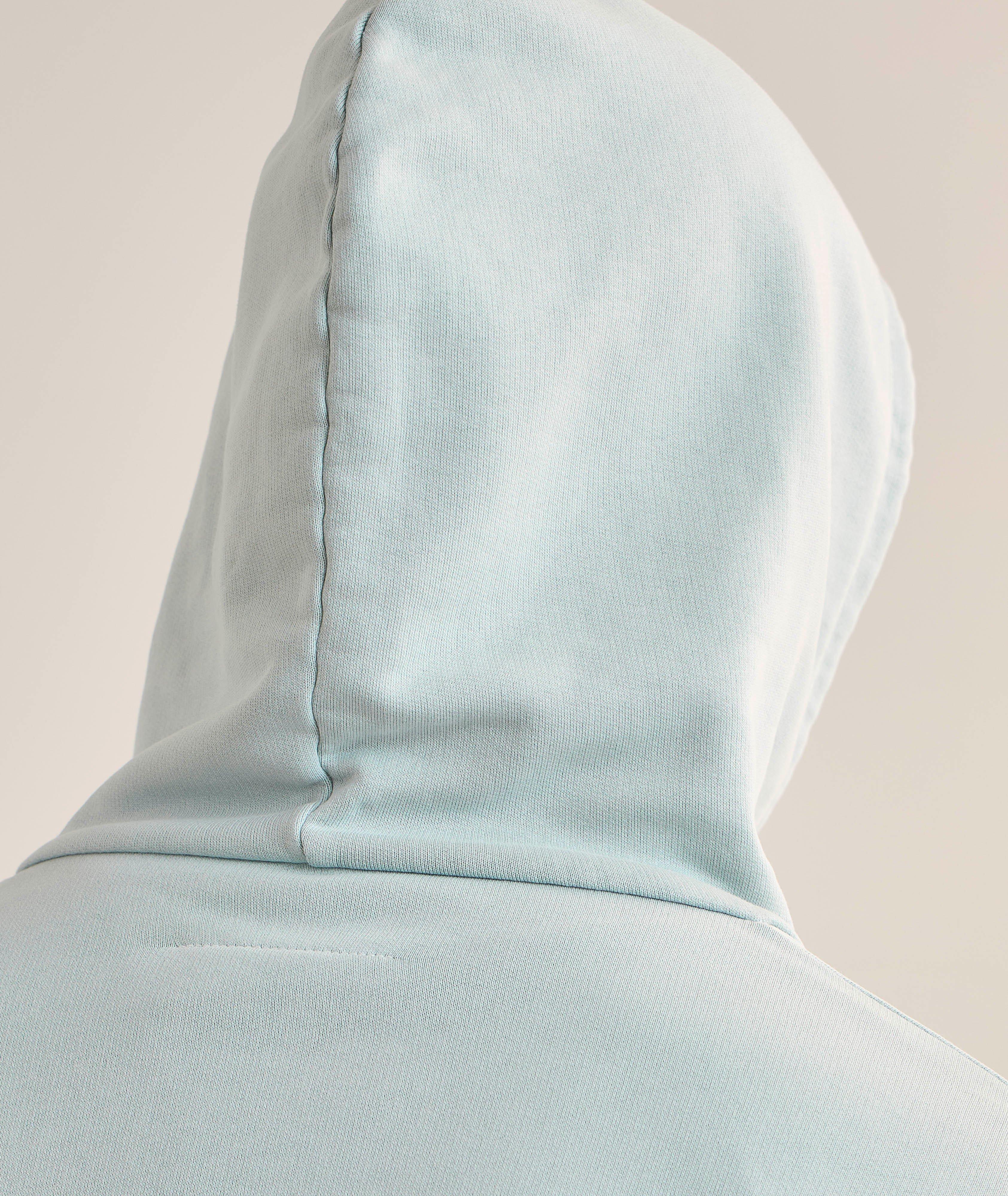 Logo Label Cotton Hooded Sweatshirt image 4