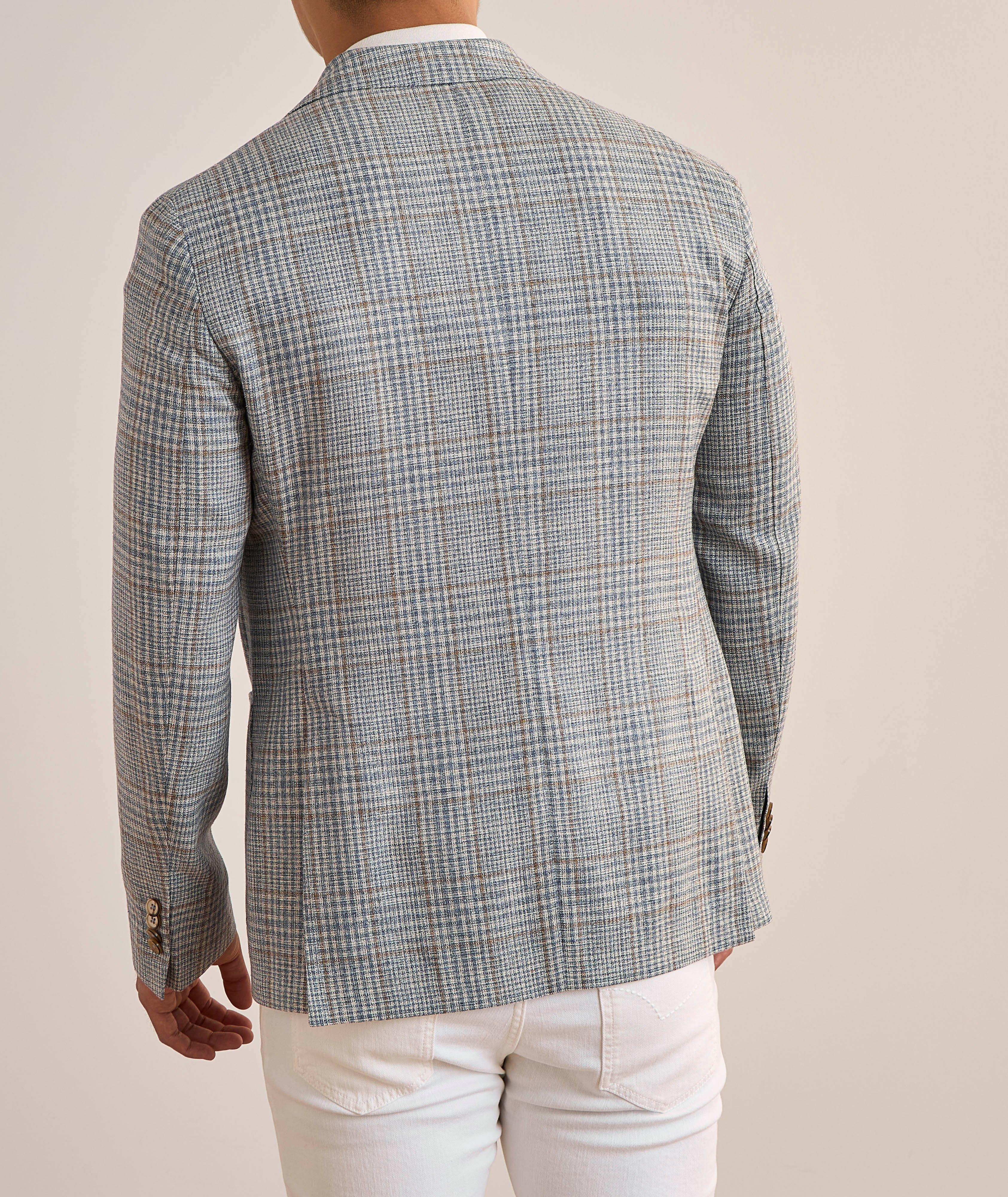 Plaid Silk-Wool Sport Jacket image 2