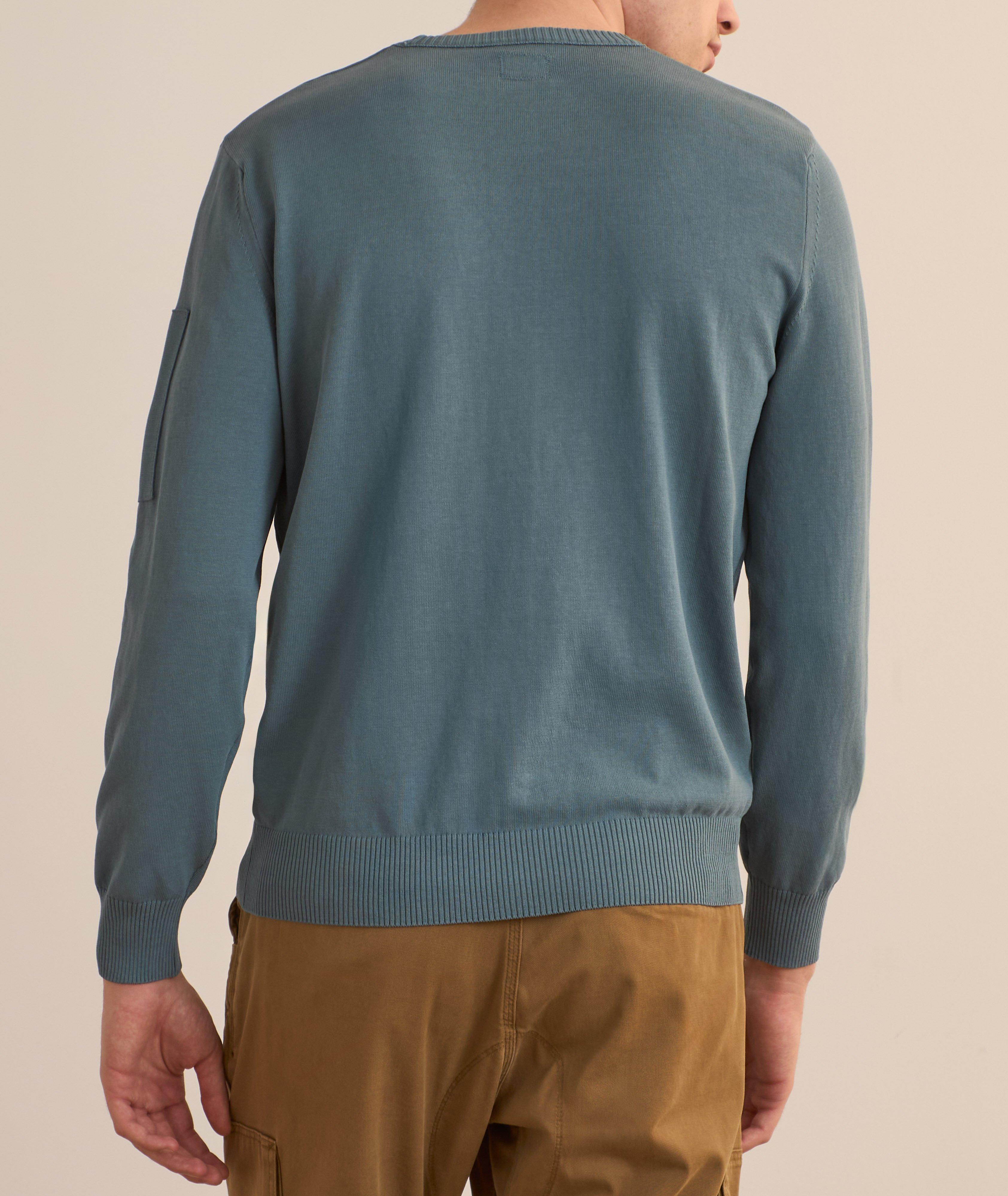 Cotton Crepe Knit Sweater image 2
