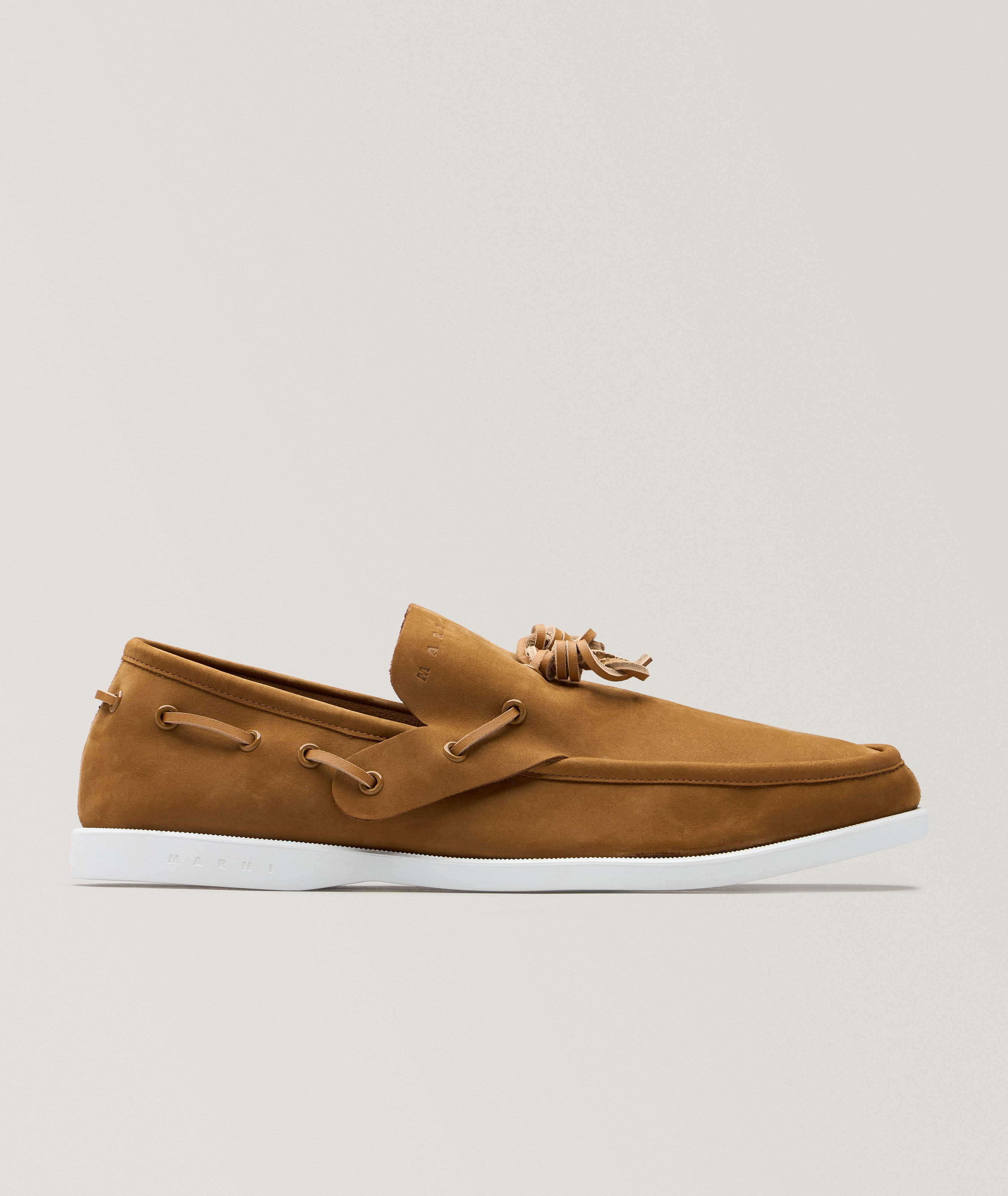 Mocassin bateau en nubuck image 0