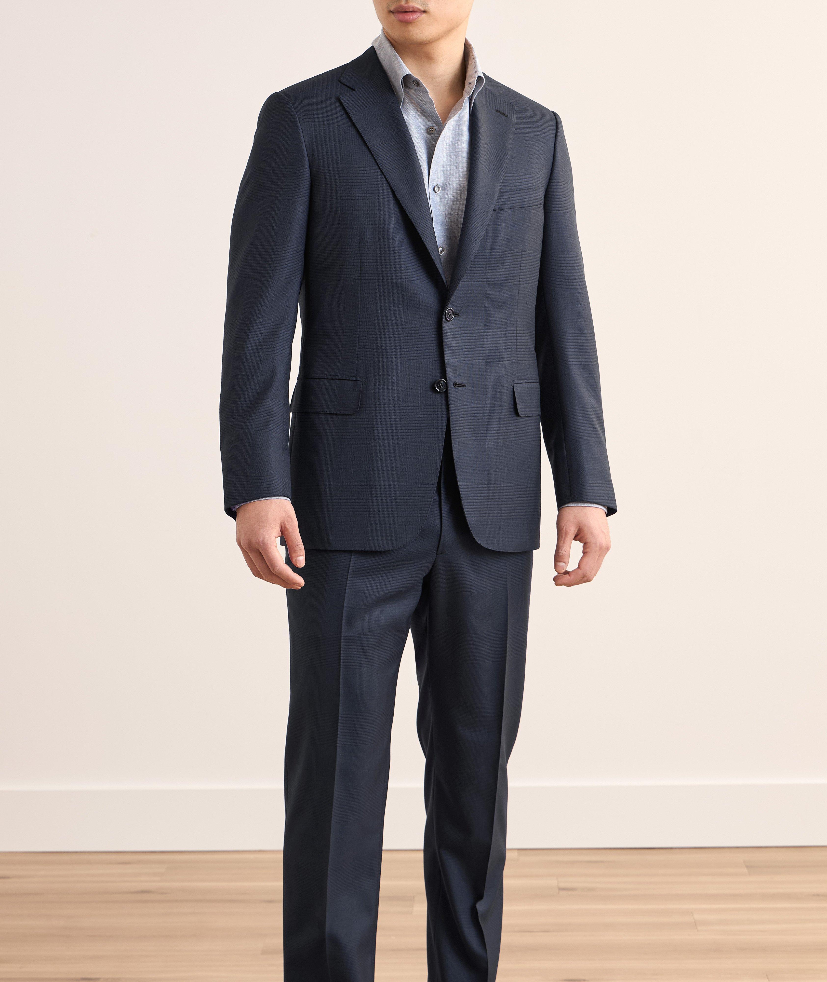 Brunico Prince of Wales Super 160's Wool Suit image 1