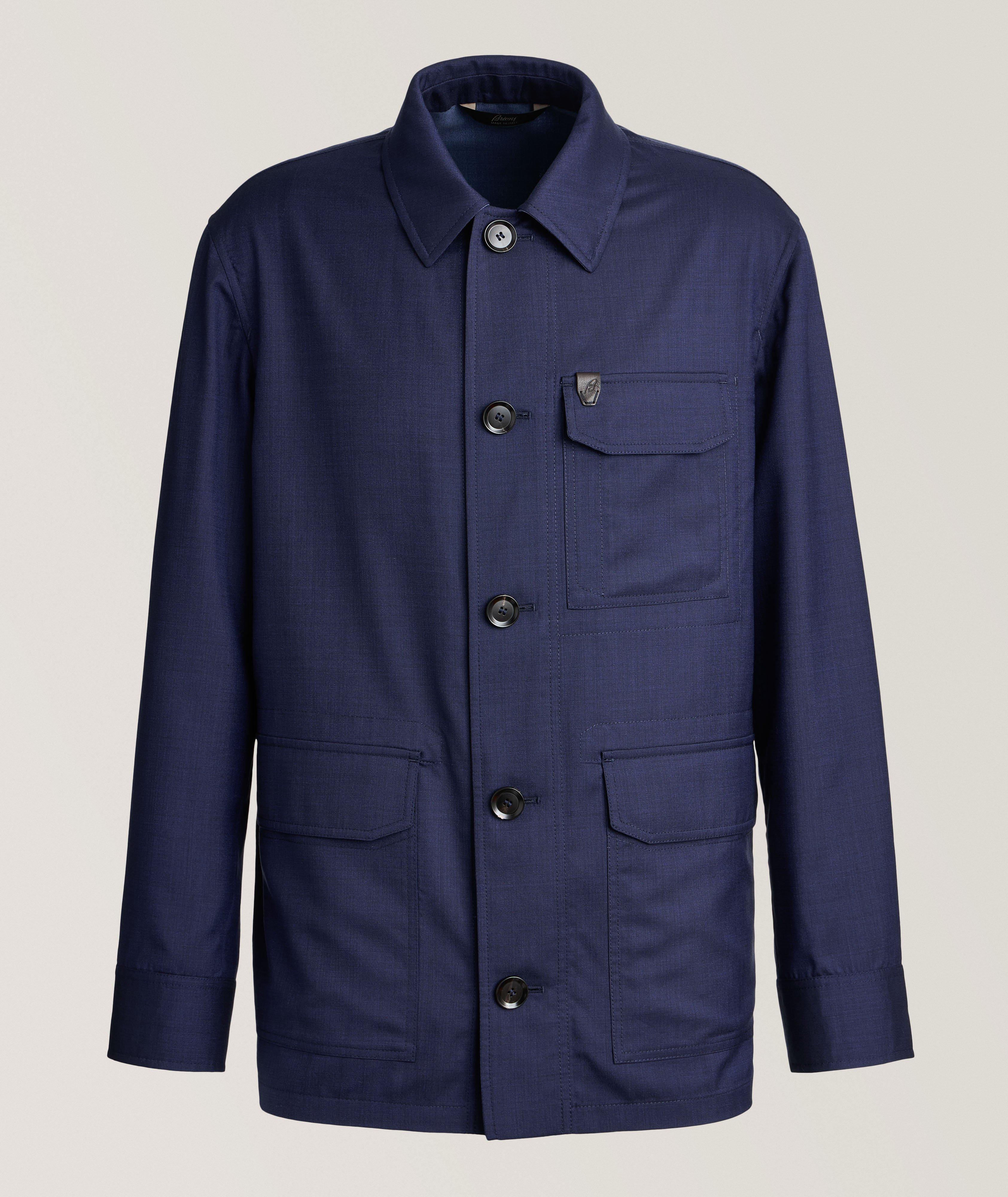 Wool-Silk Chore Shirt Jacket image 0