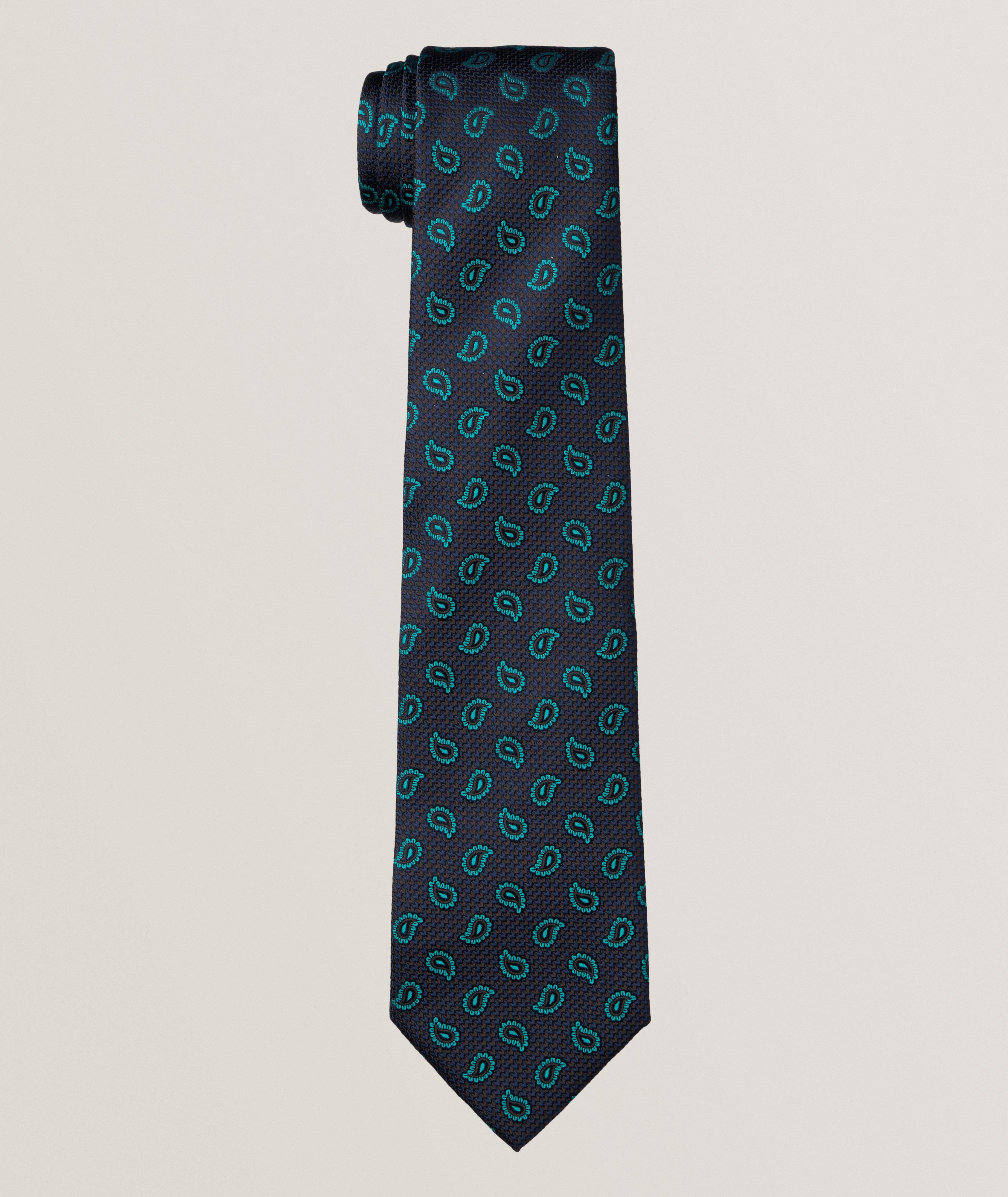 Paisley Jacquard Silk Tie image 0