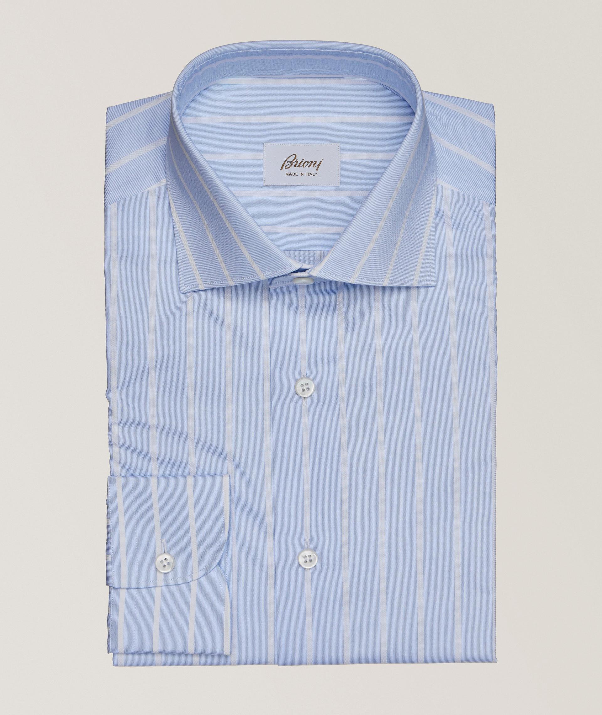 Chemise habillée en coton à rayures image 0