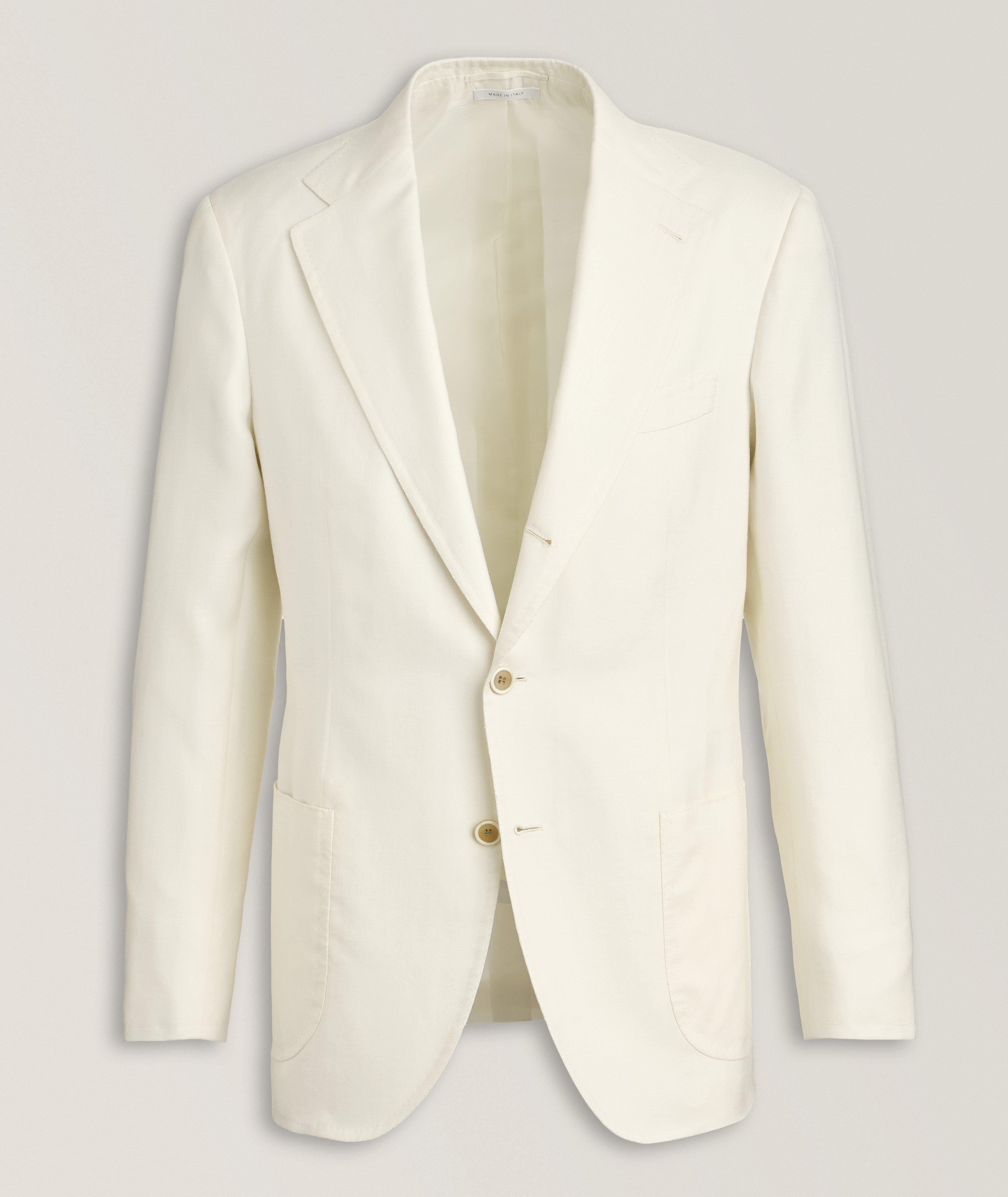 Amalfi Twill Silk-Cashmere-Linen Sport Jacket  image 0