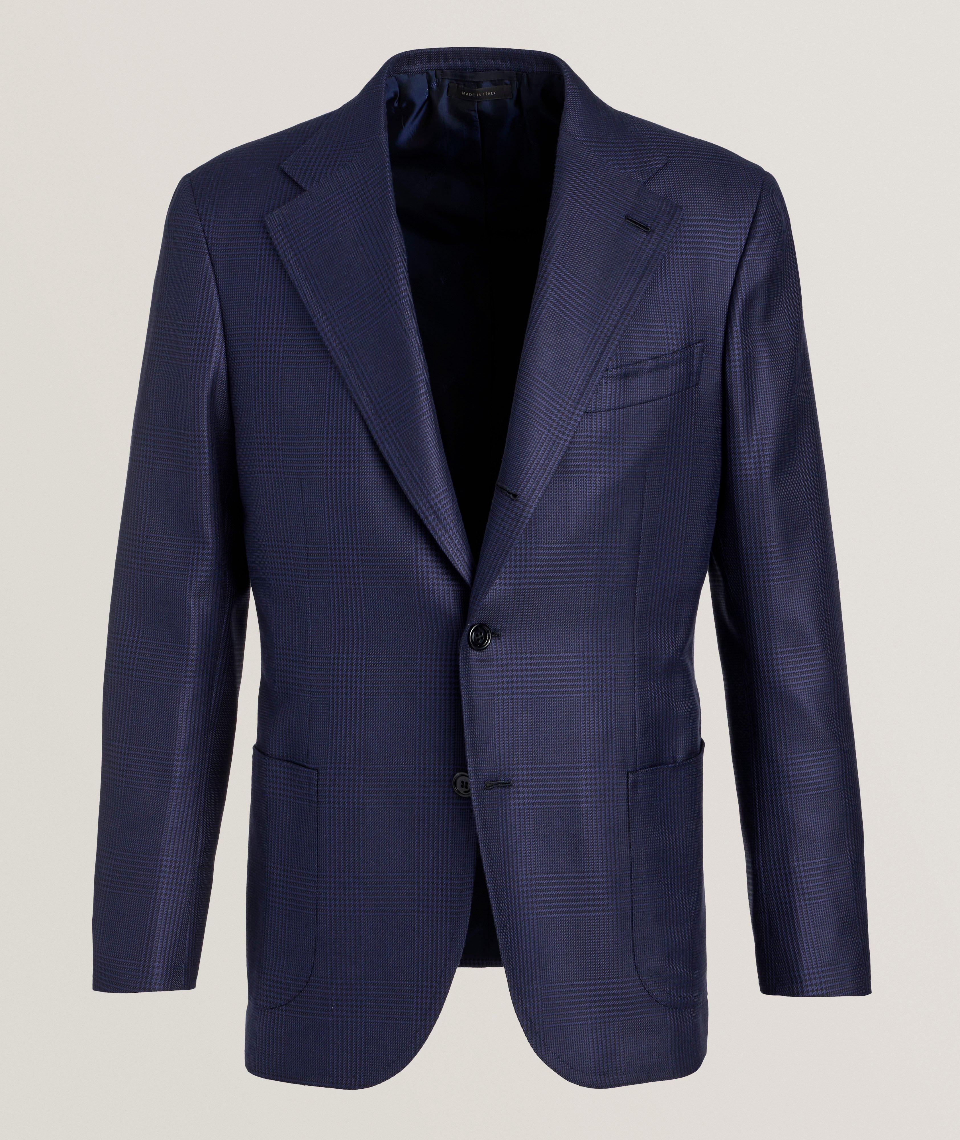 Prince of Wales Wool-Silk Sport Jacket  image 0