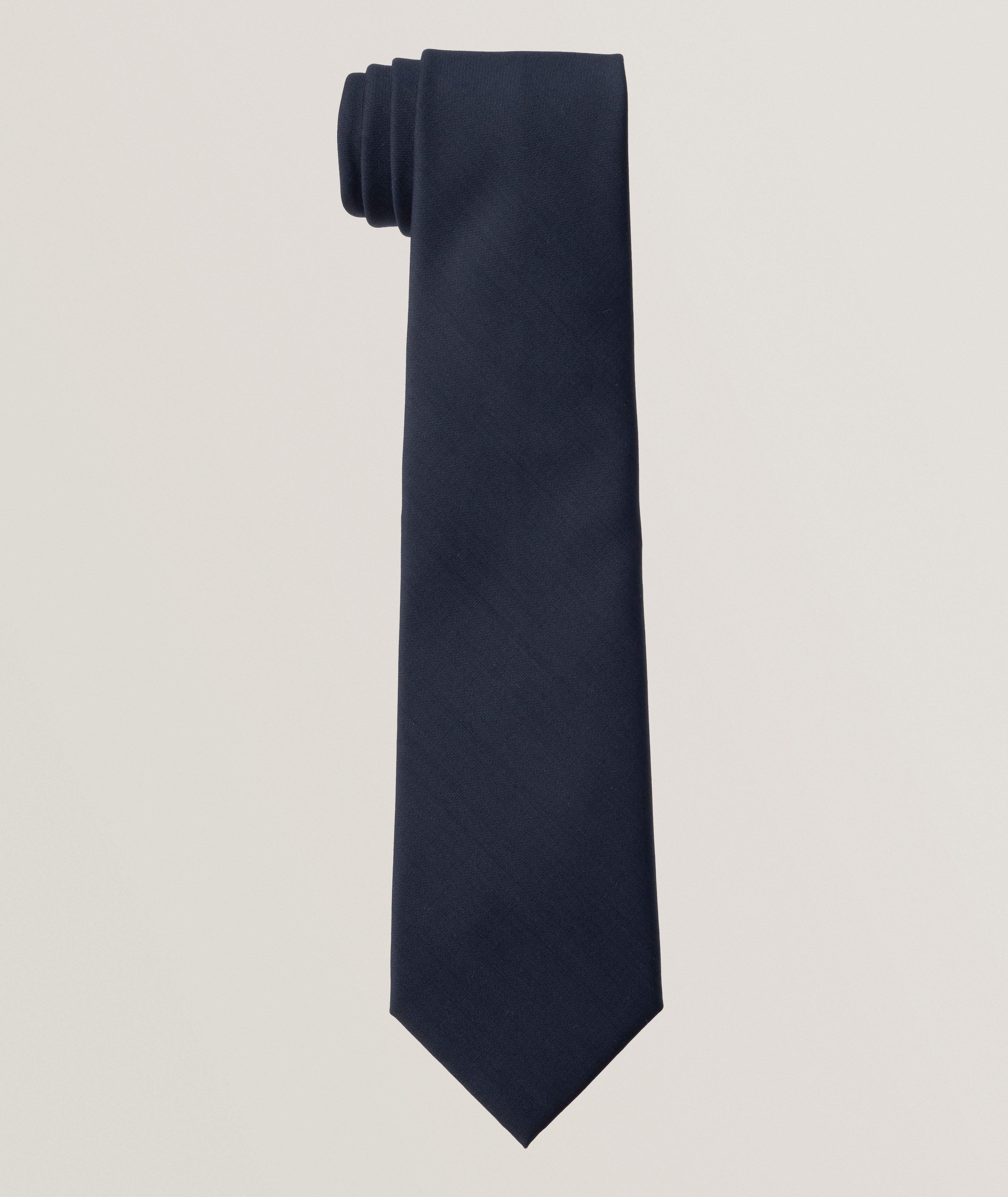 Wool-Blend Solid Tie image 0