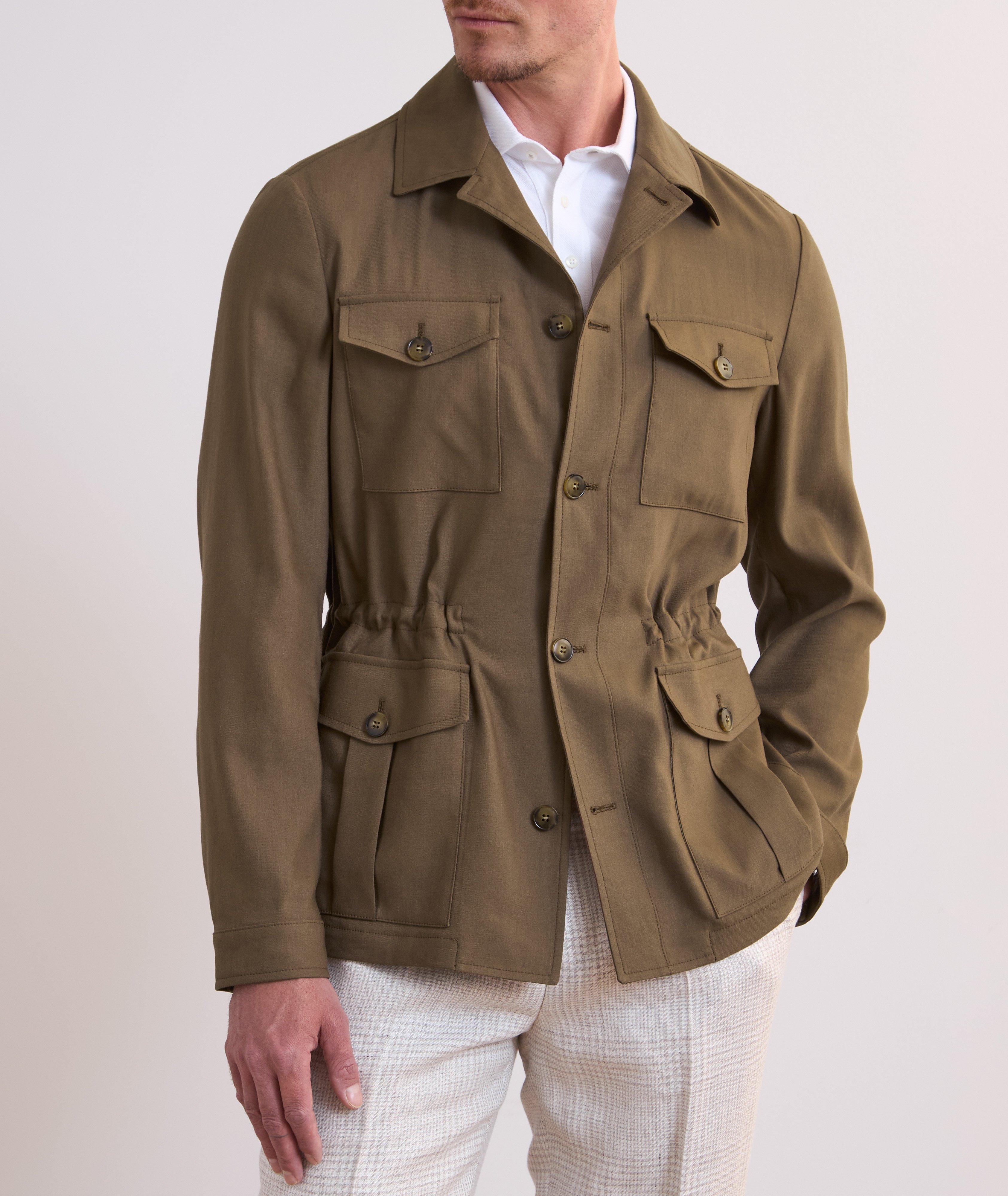 Nuvola Linen-Wool Field Jacket image 1