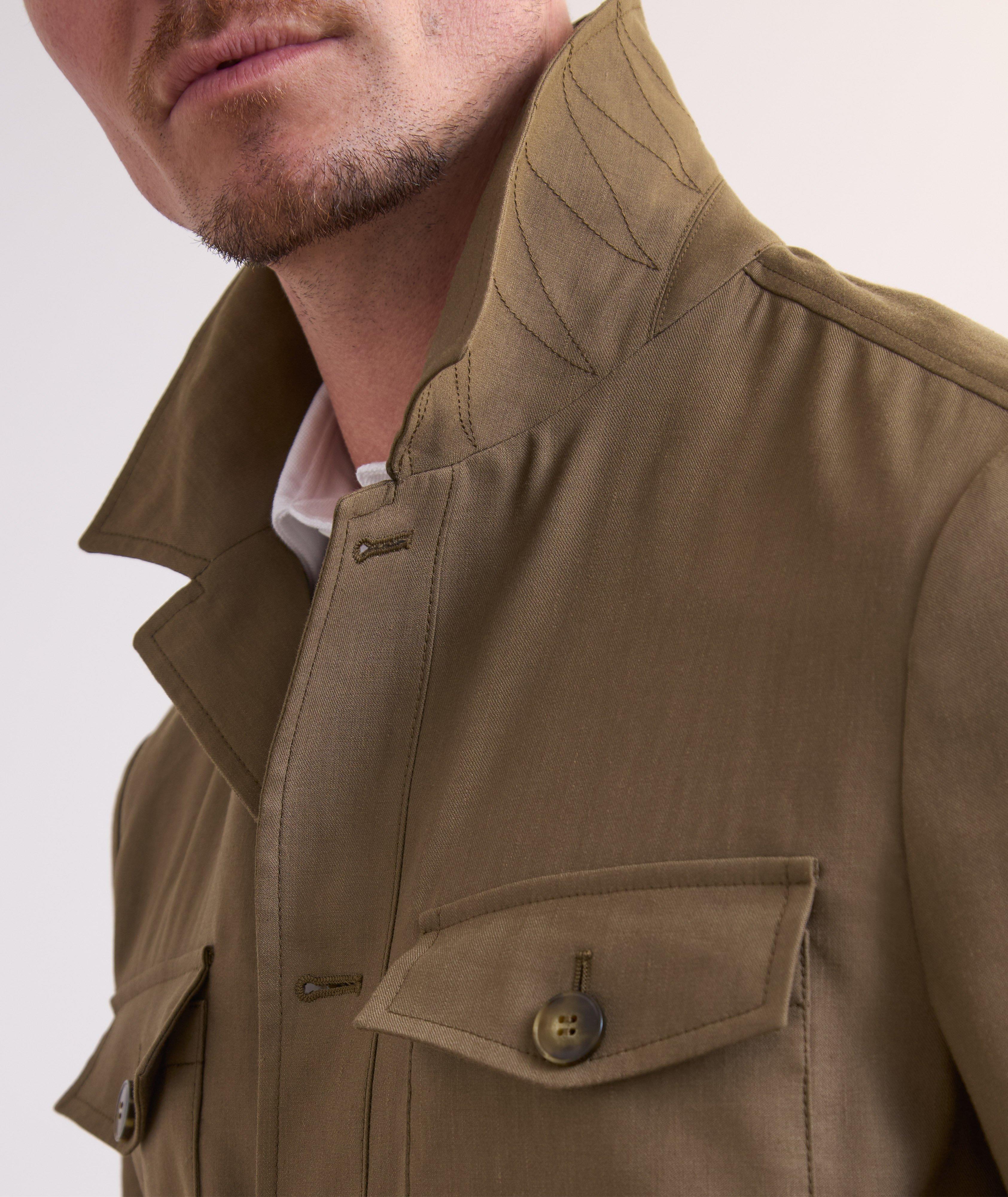 Nuvola Linen-Wool Field Jacket image 3