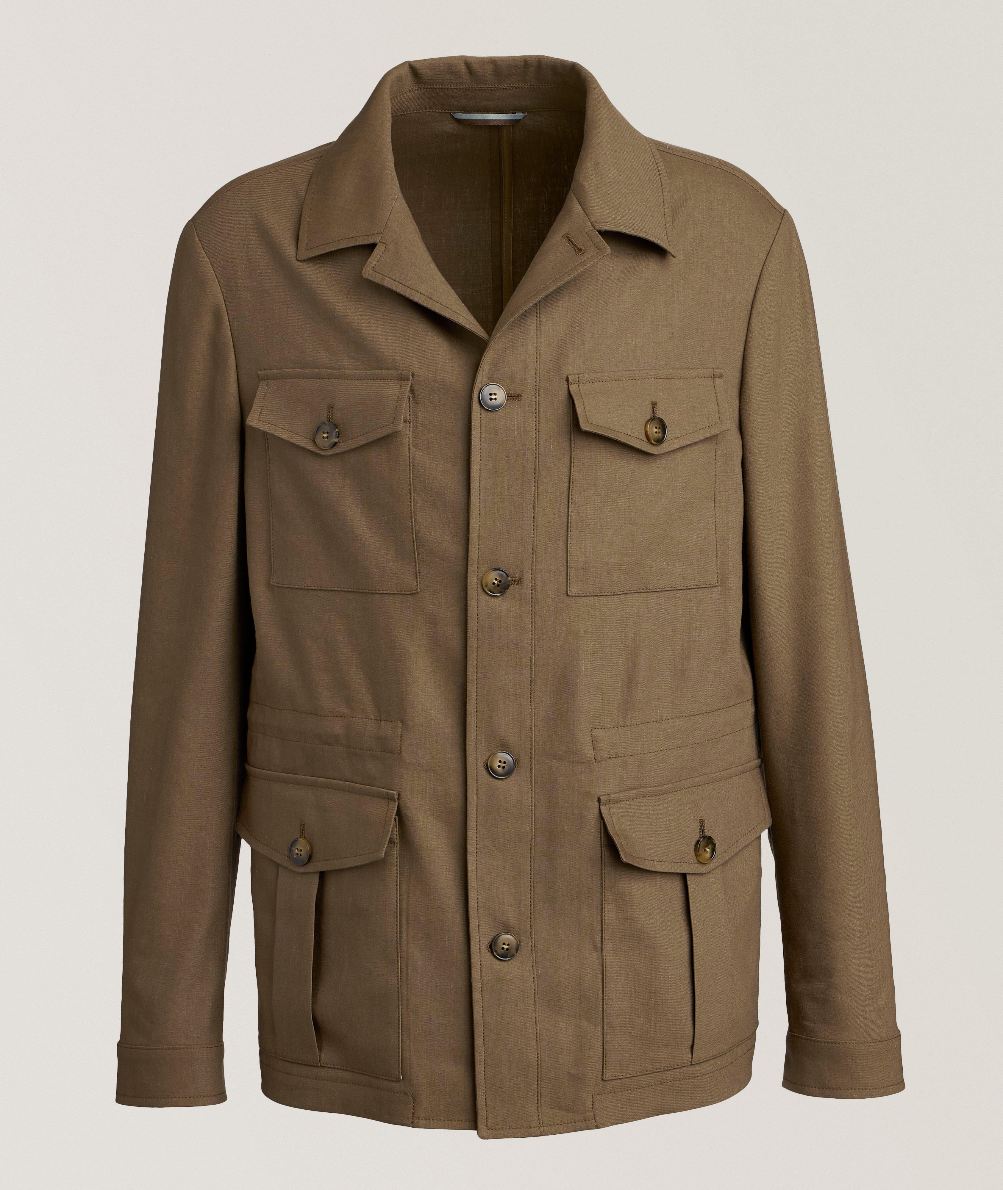 Nuvola Linen-Wool Field Jacket image 0