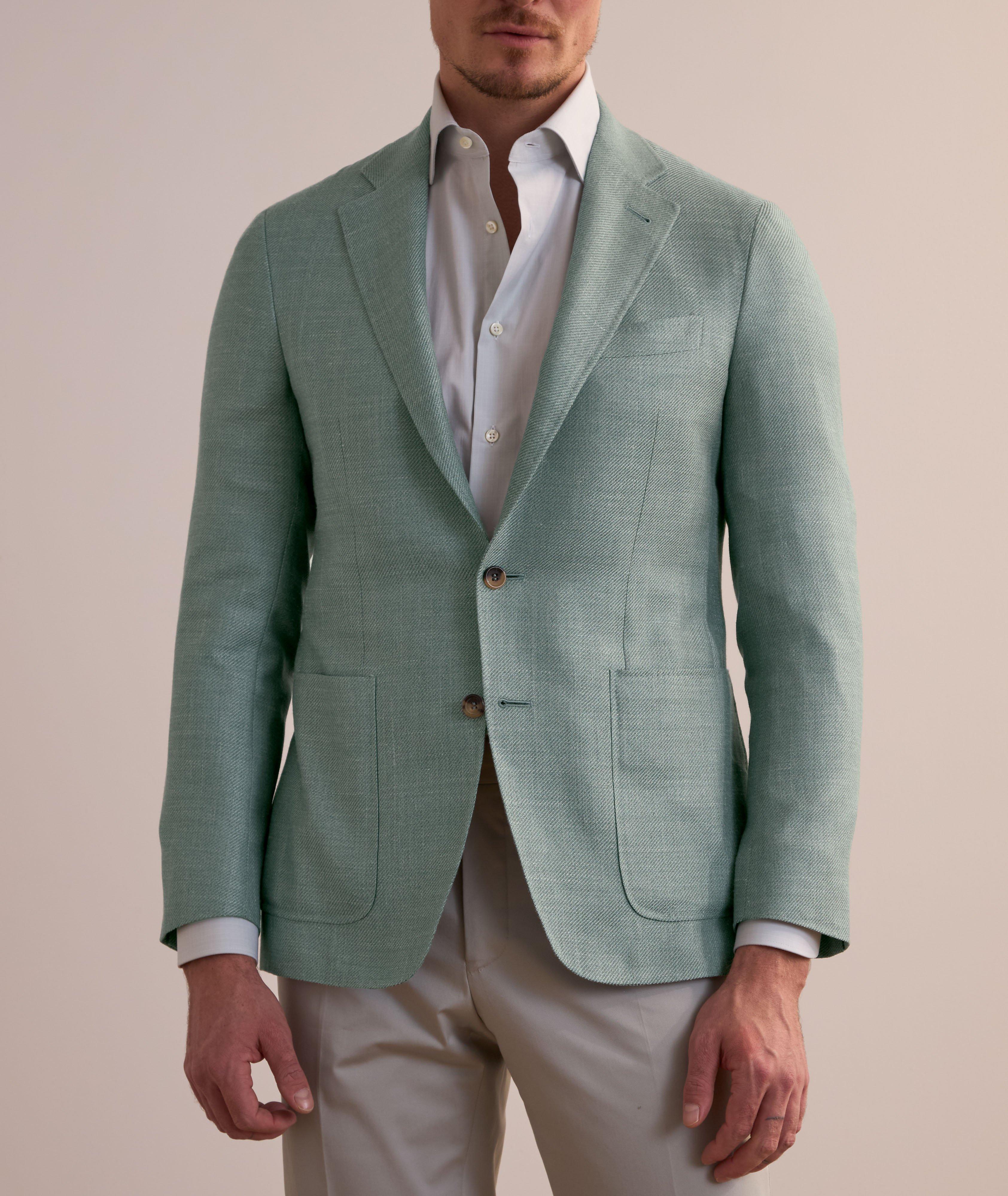 Kei Textured Wool-Blend Sport Jacket image 1