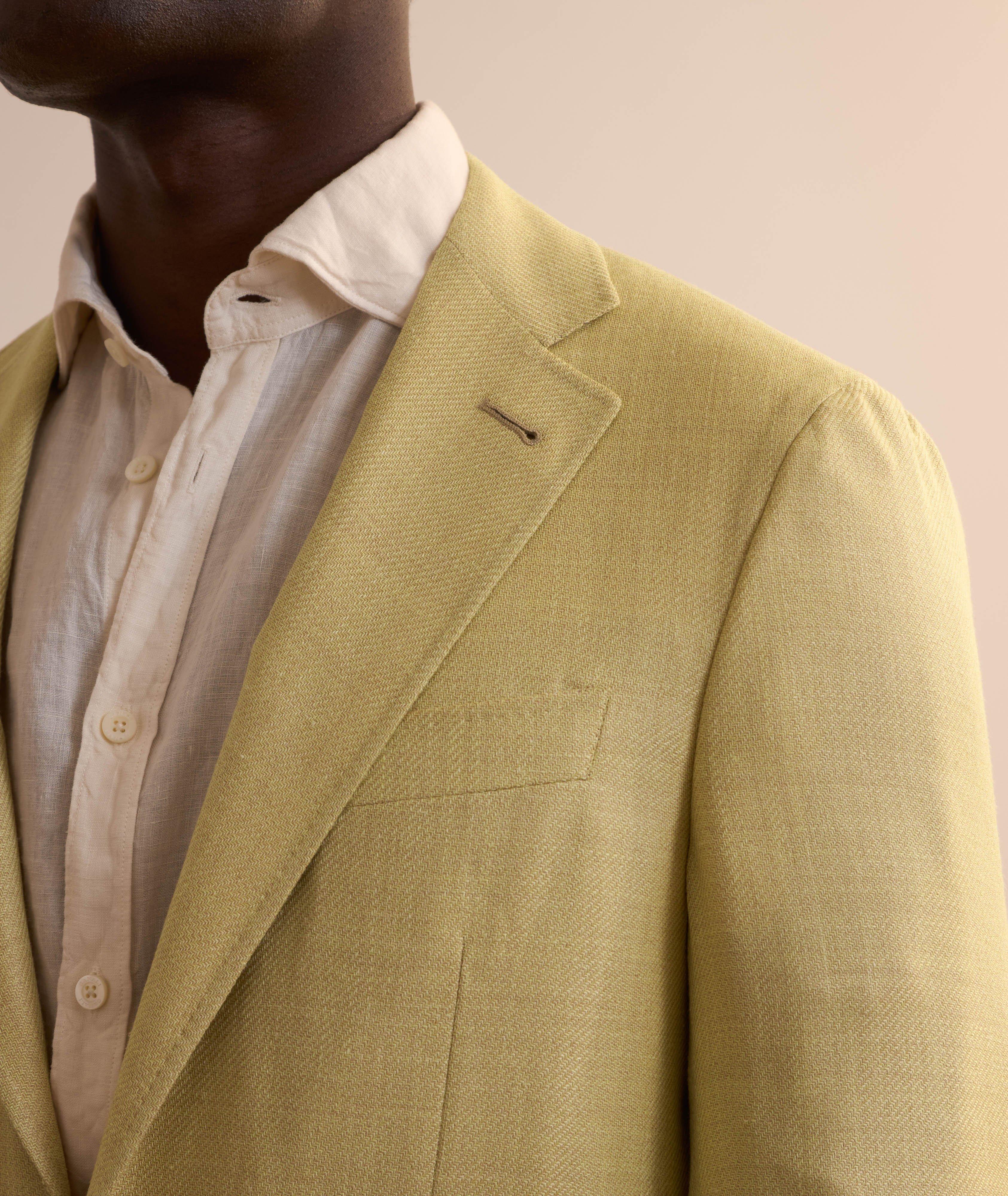 Textured Wool-Blend Sport Jacket image 3