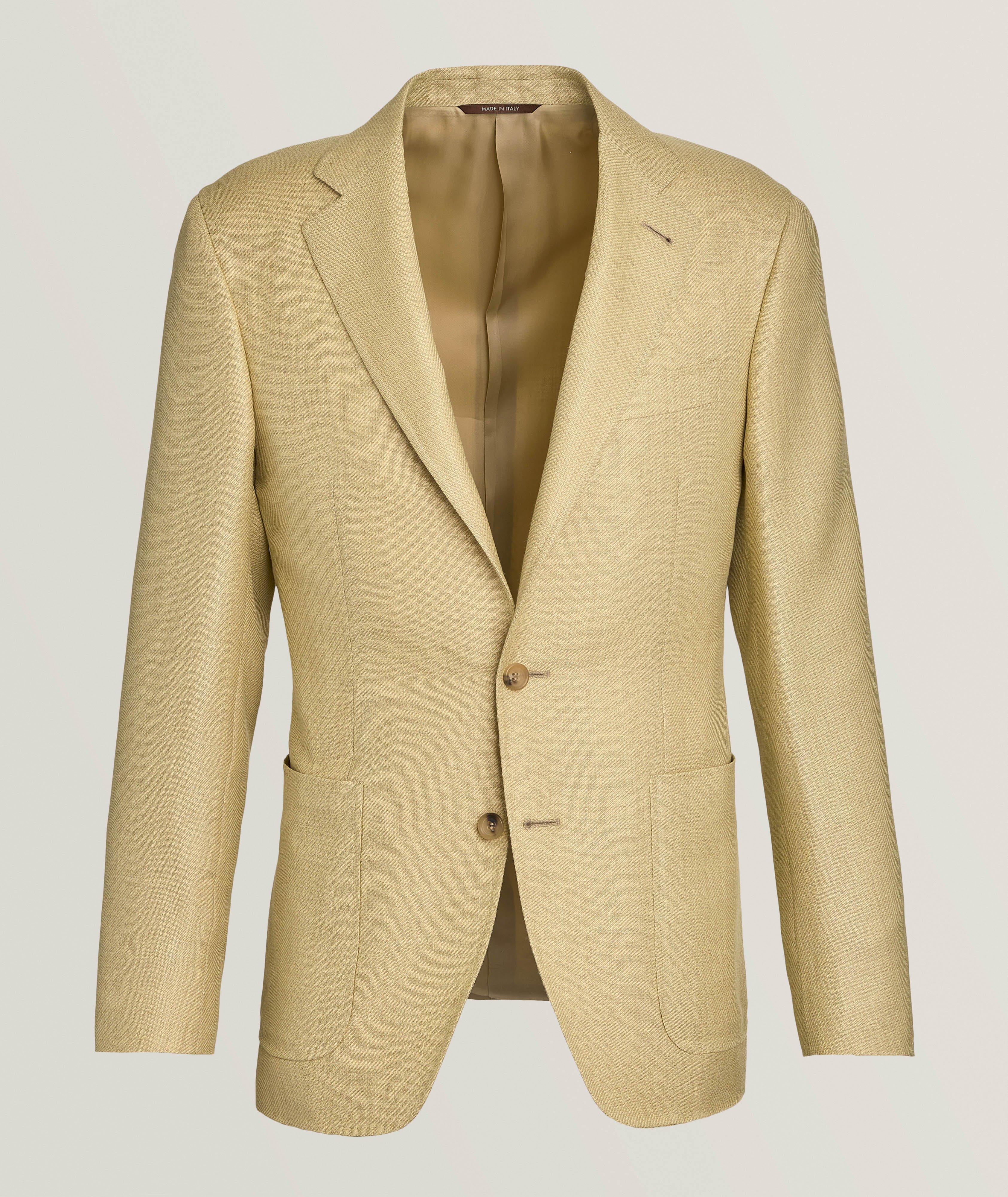 Textured Wool-Blend Sport Jacket image 0