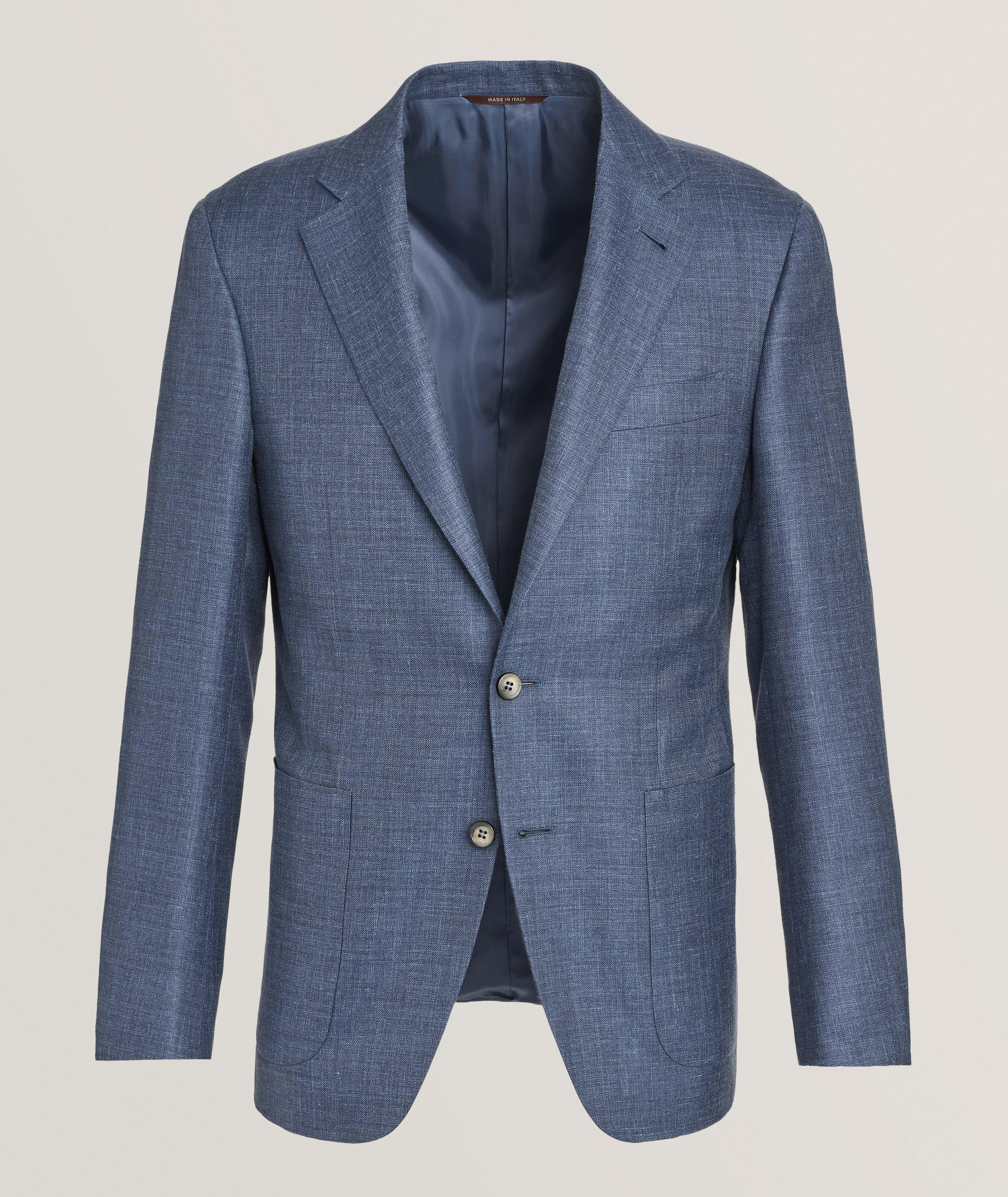 Kei Herringbone Wool-Blend Sport Jacket image 0