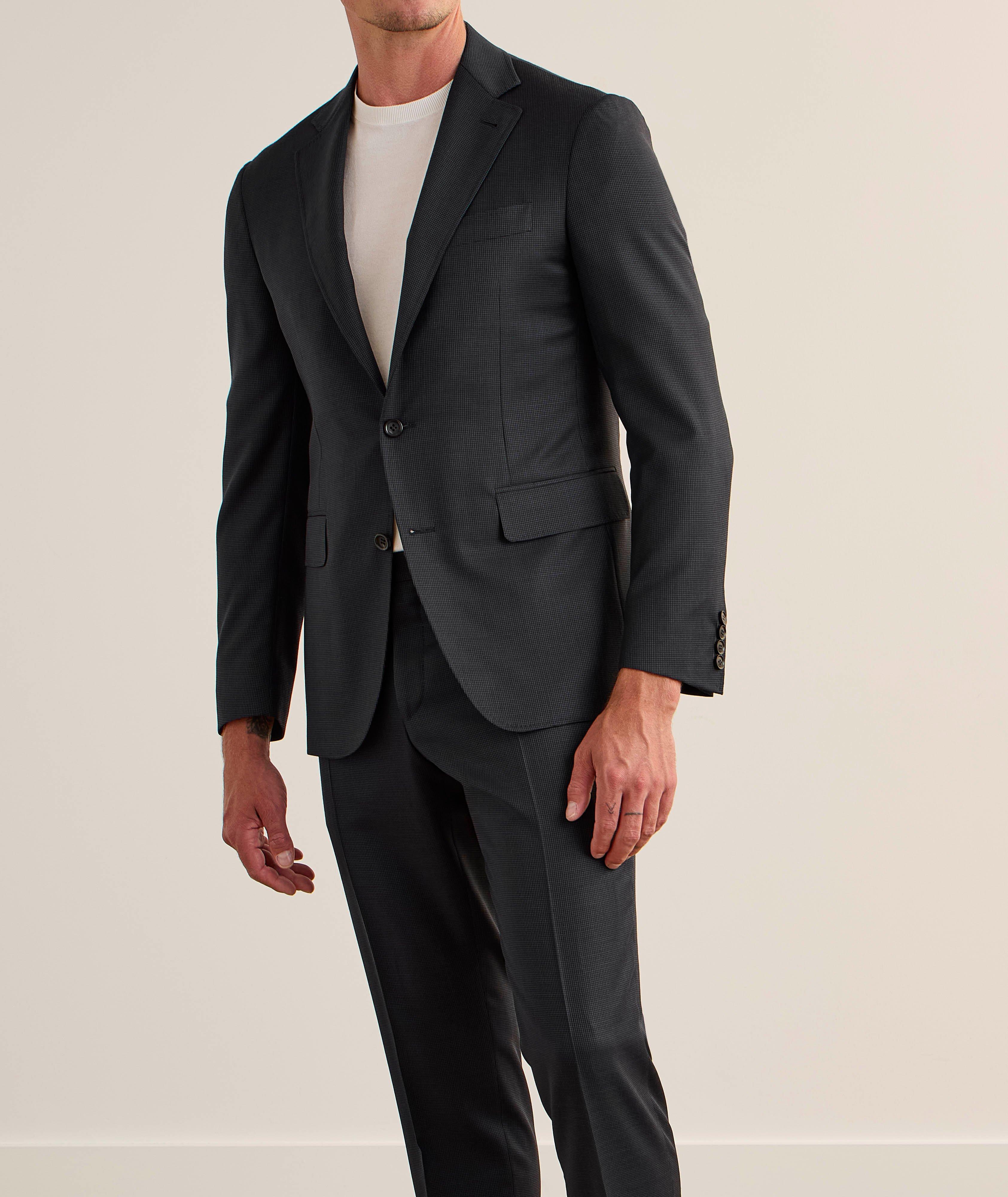 Kei Micro-Check Wool Suit  image 1