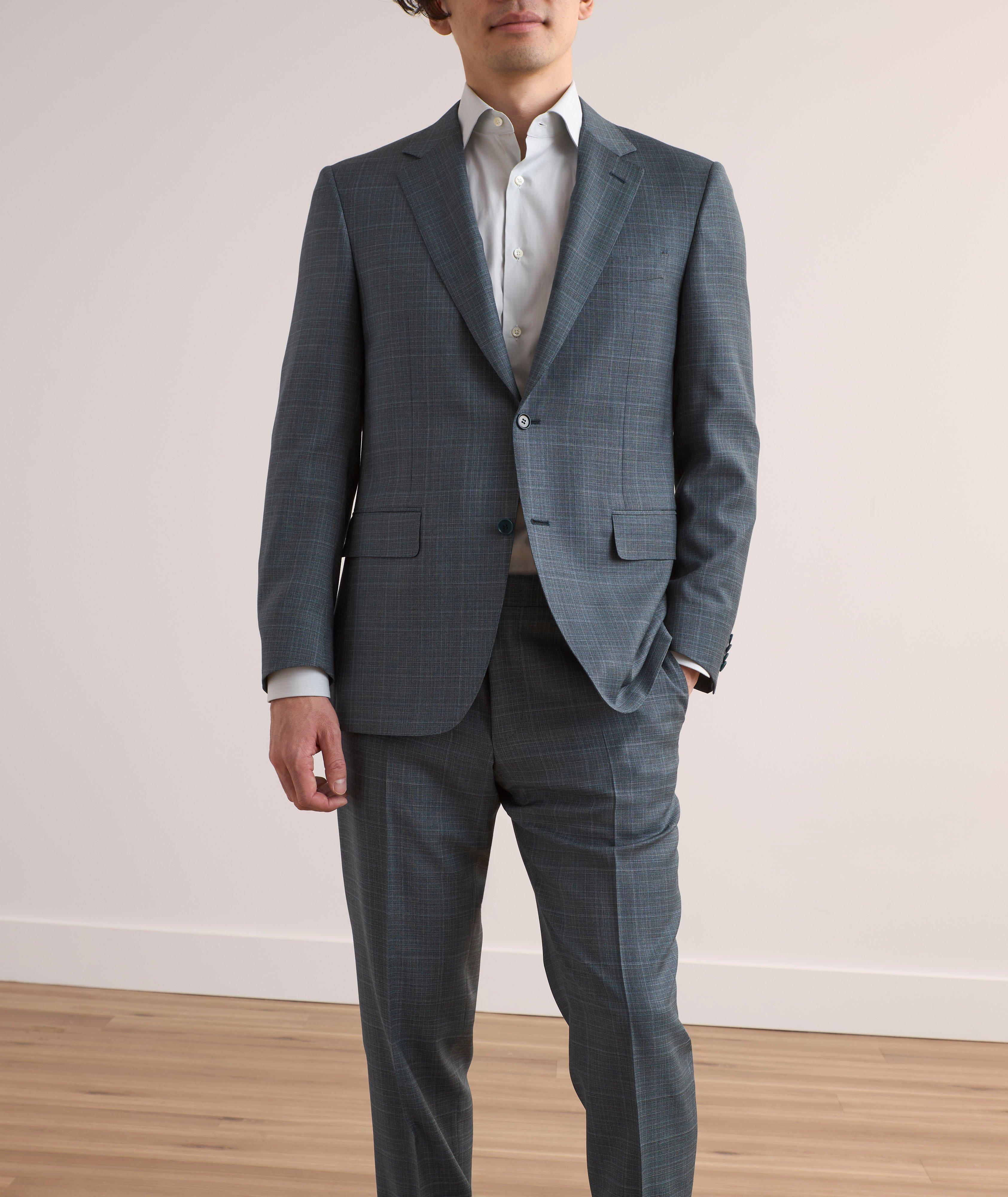 Kei Micro-Check Wool Suit  image 1