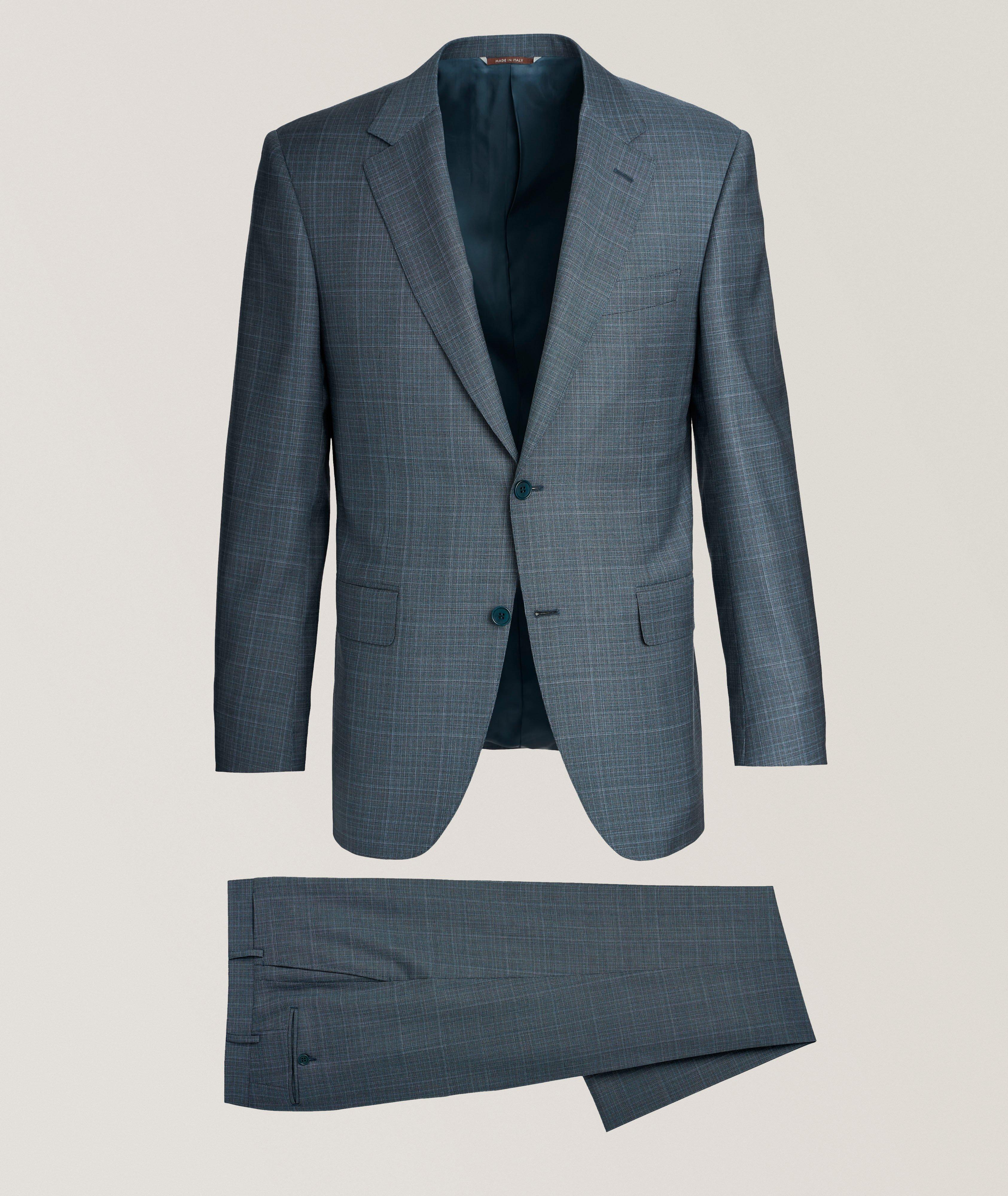 Kei Micro-Check Wool Suit  image 0