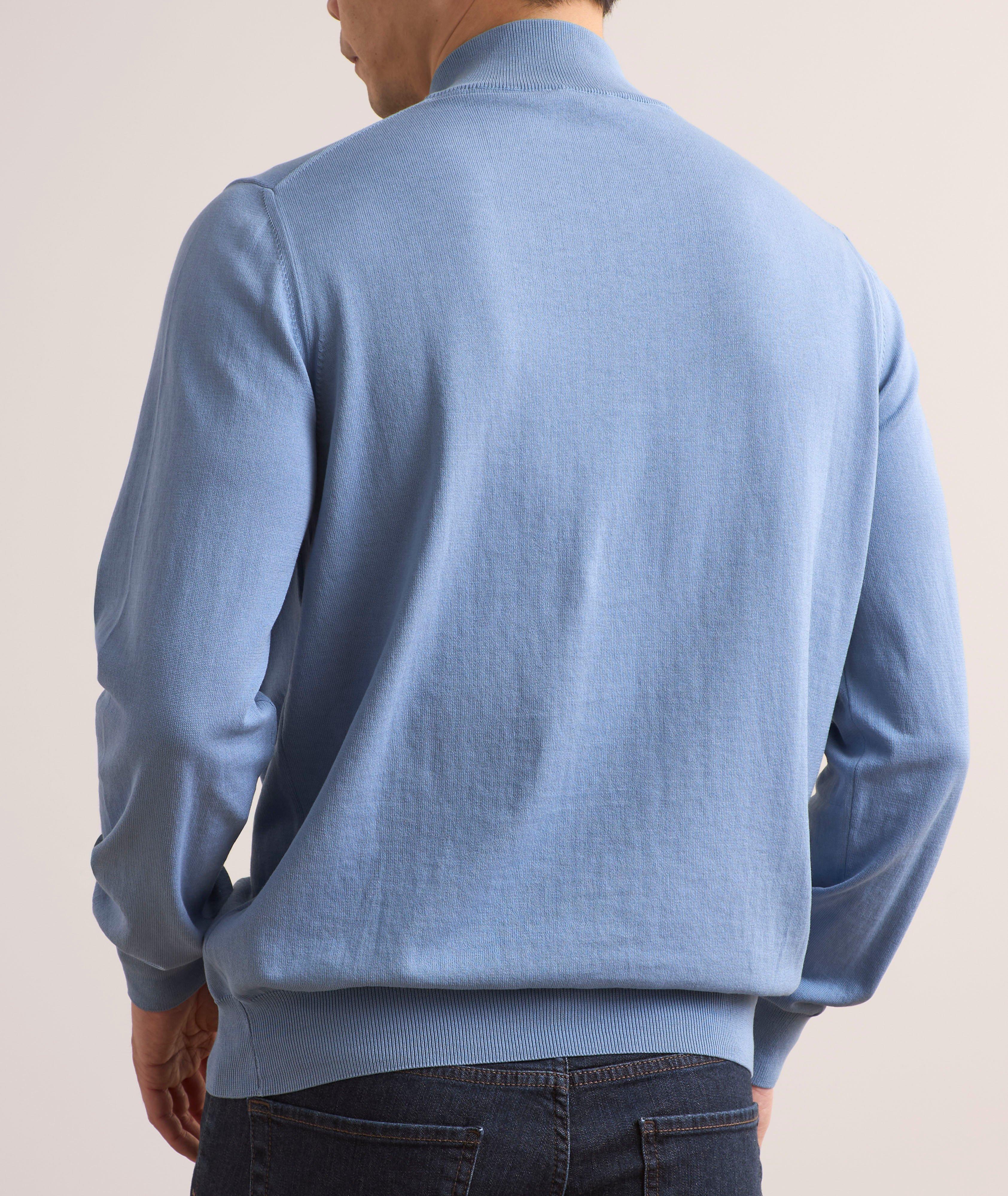 Cotton Half-Zip Sweater image 2