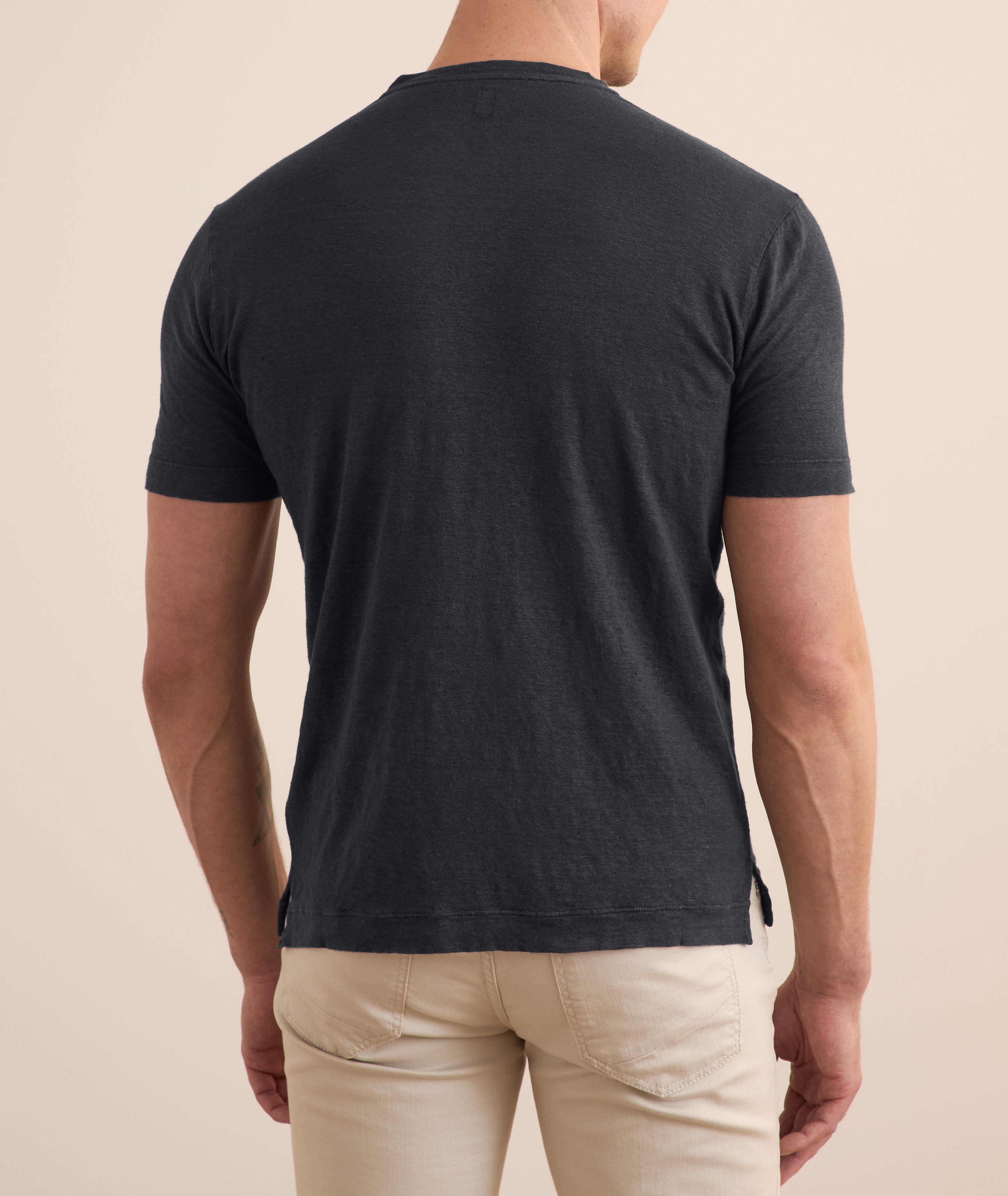 Garment-Dyed Linen T-Shirt image 2