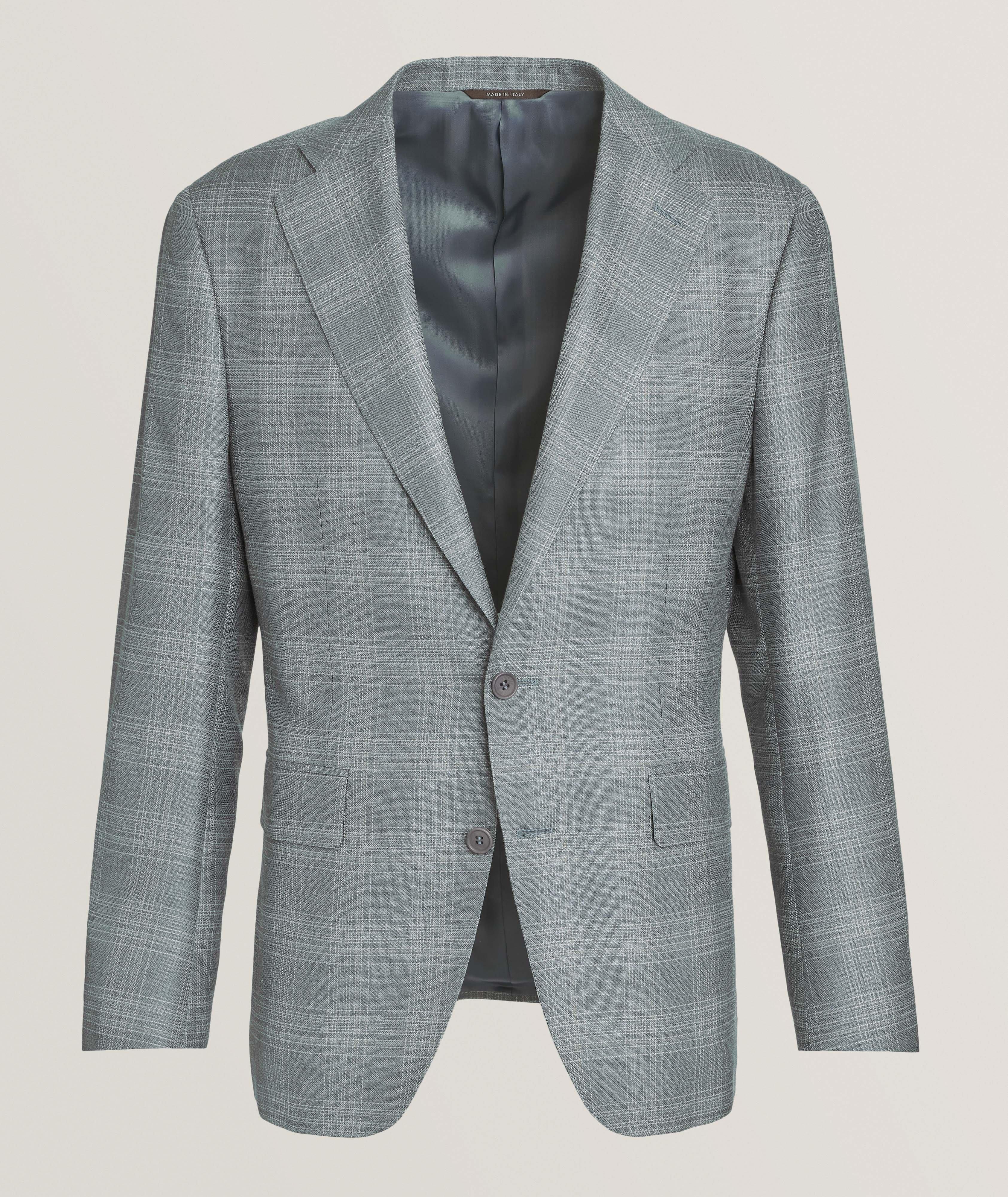 Canali Capri Check Wool-Blend Sport Jacket