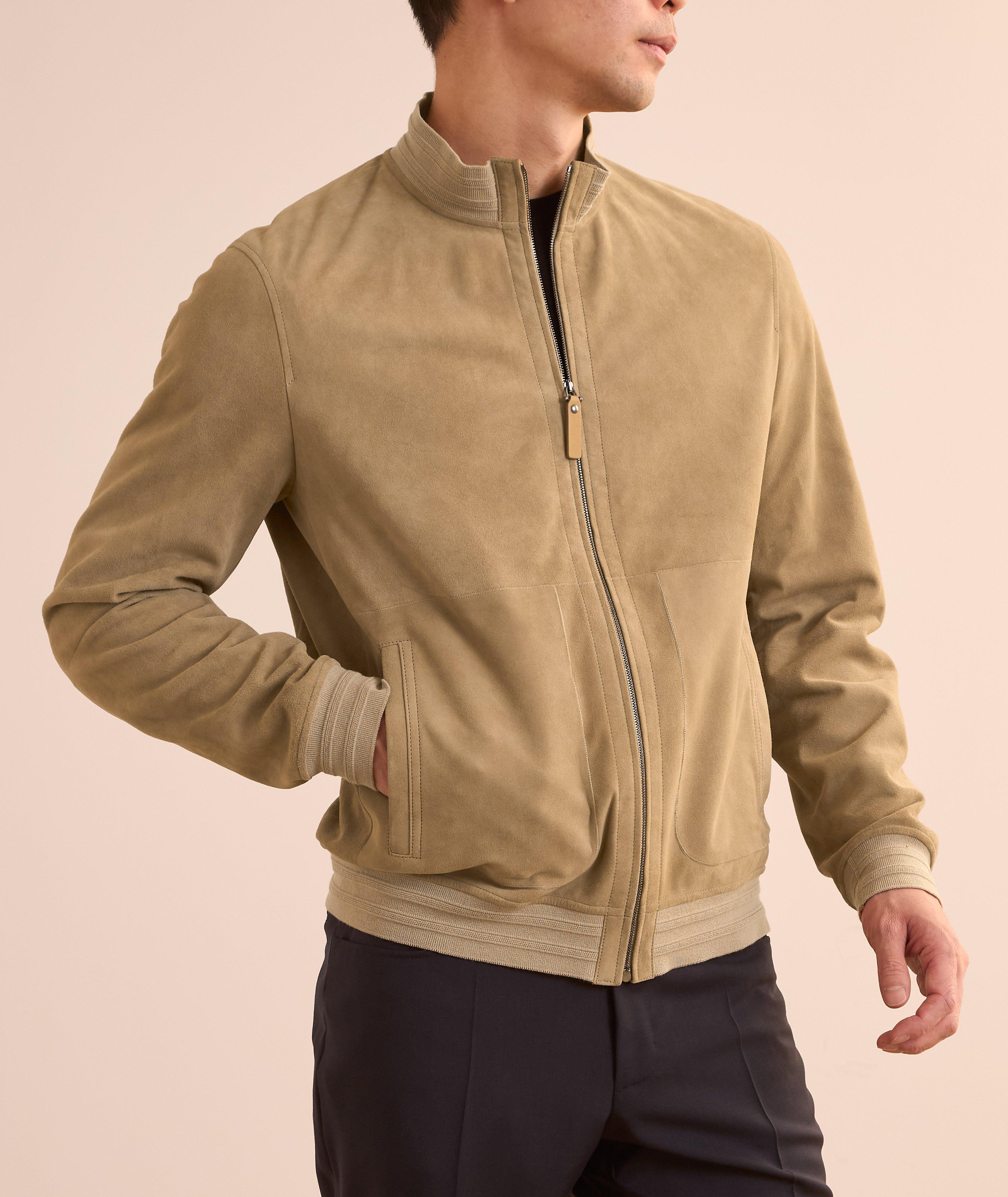 Blouson Nuvola en suède image 1