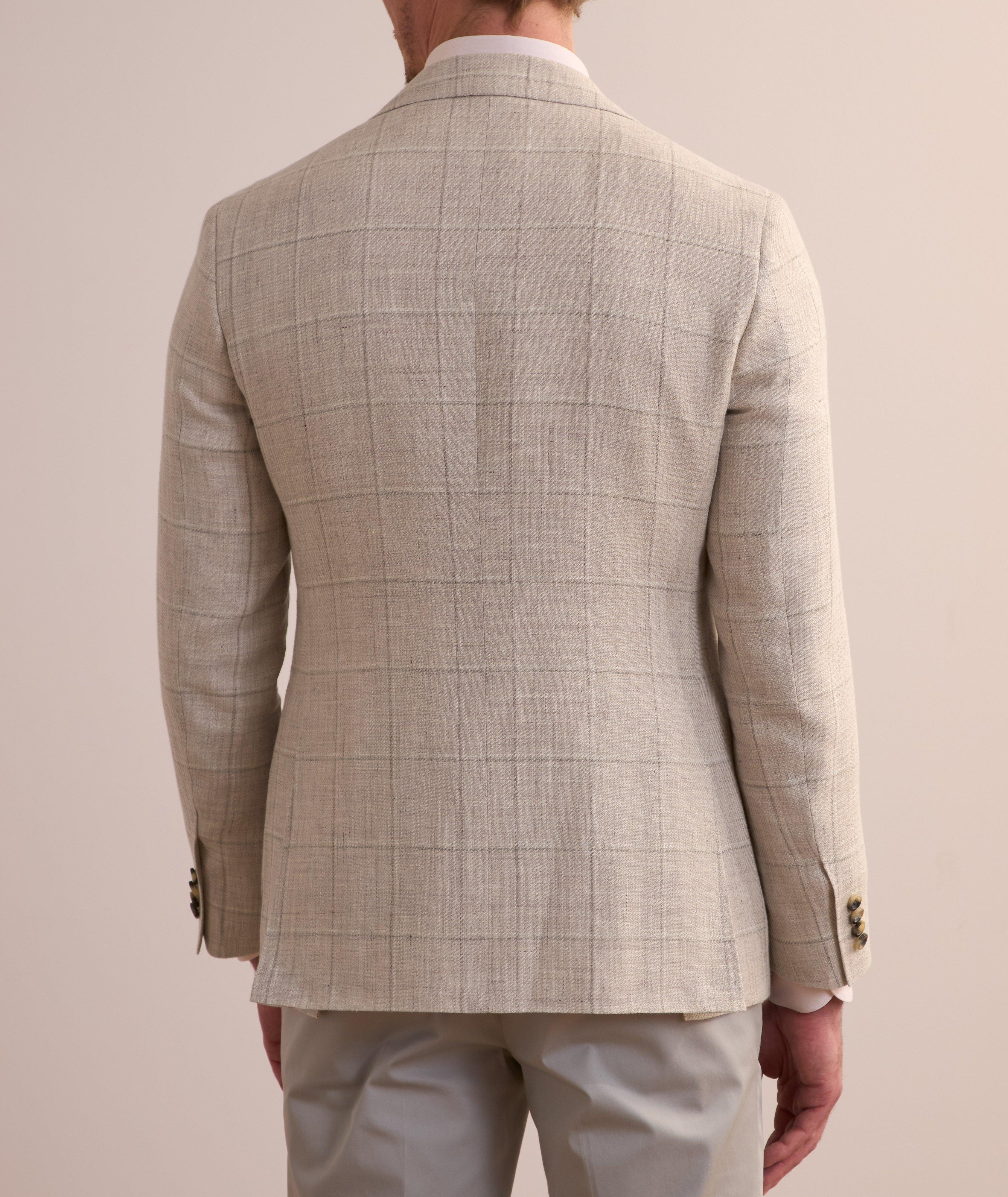 Kei Check Linen-Wool Sport Jacket image 2