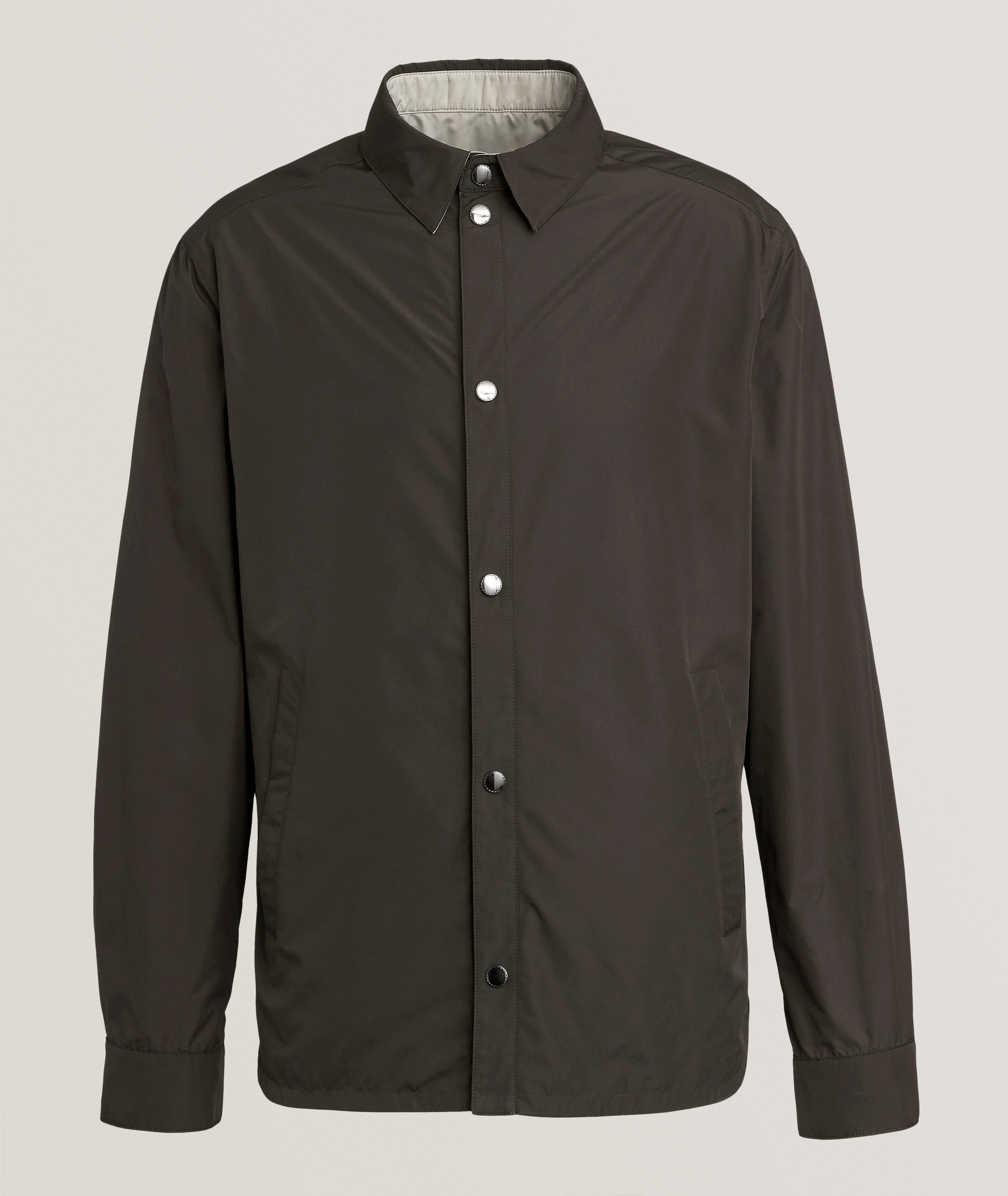 Canali Blouson réversible en tissu double face