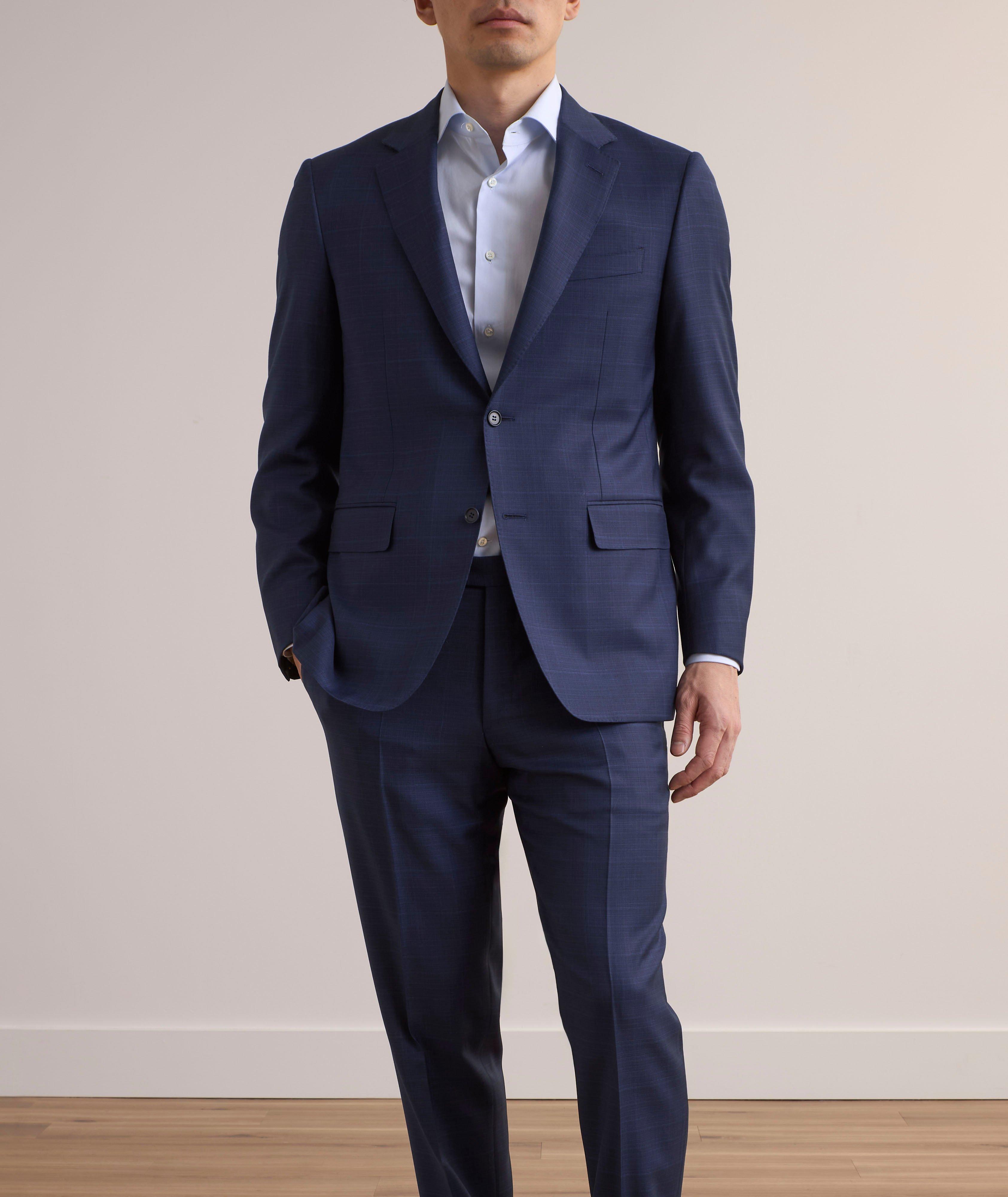 Contemporary Check Wool Suit  image 1