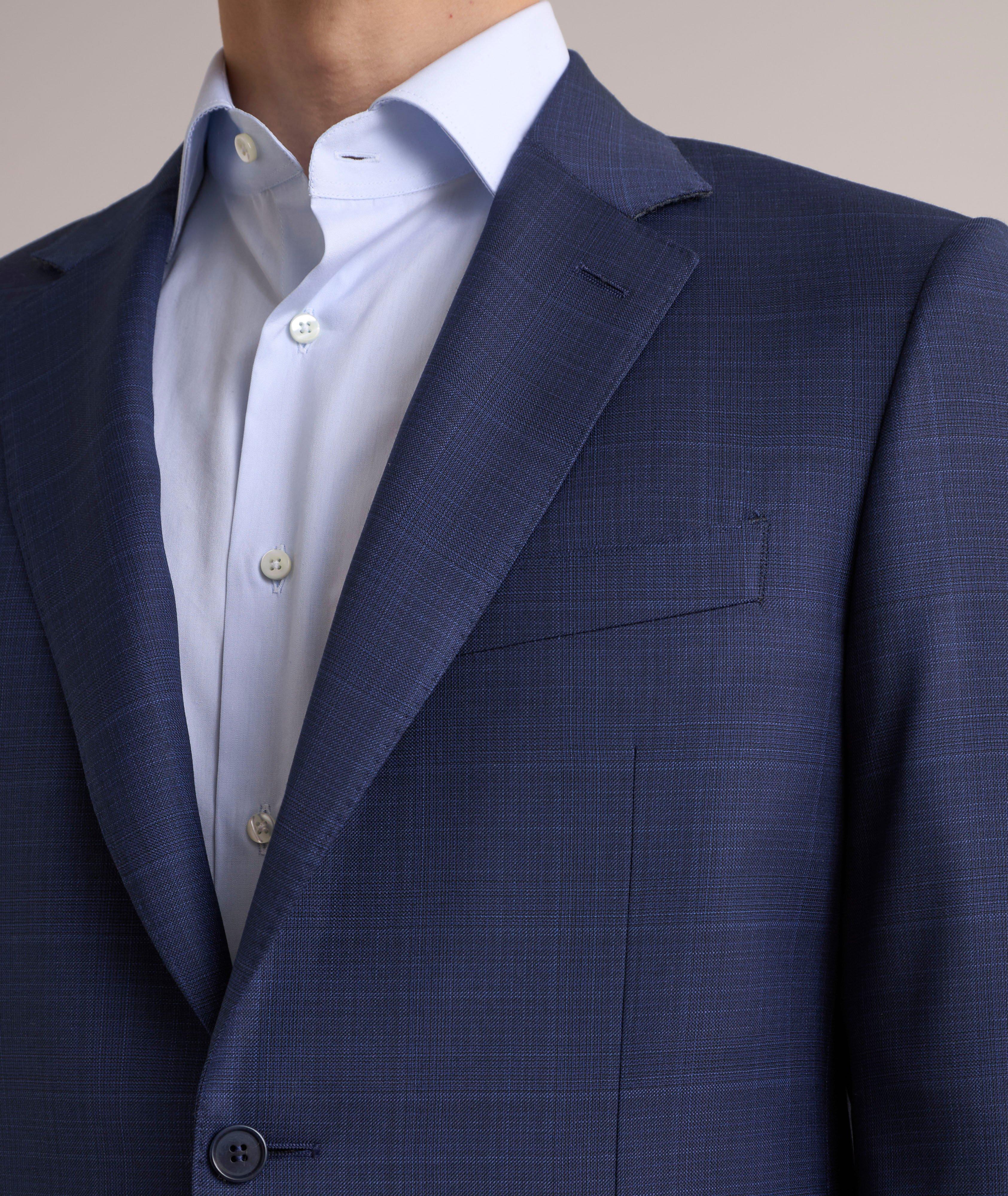 Contemporary Check Wool Suit  image 3