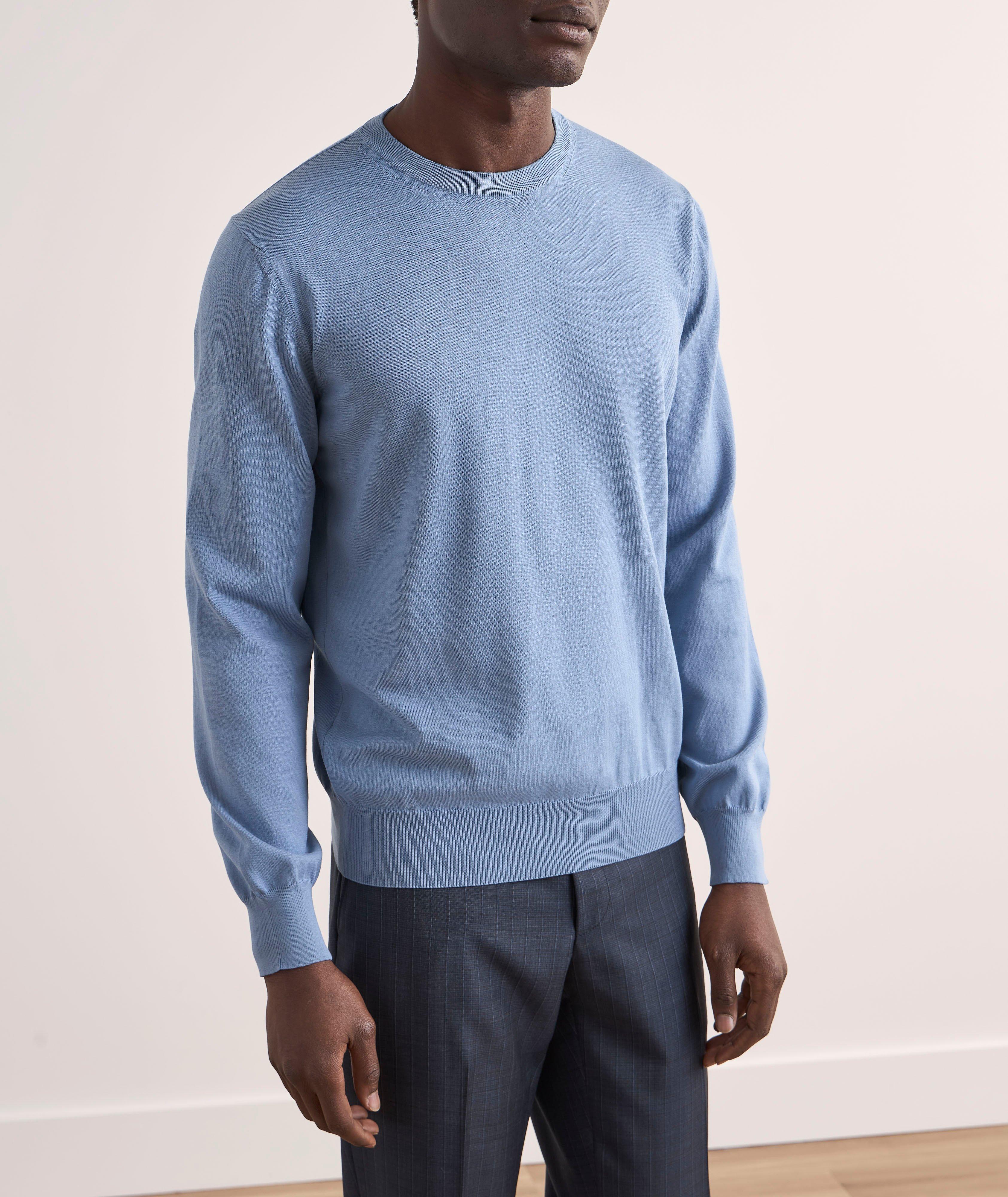 Cotton Crewneck Sweater image 1