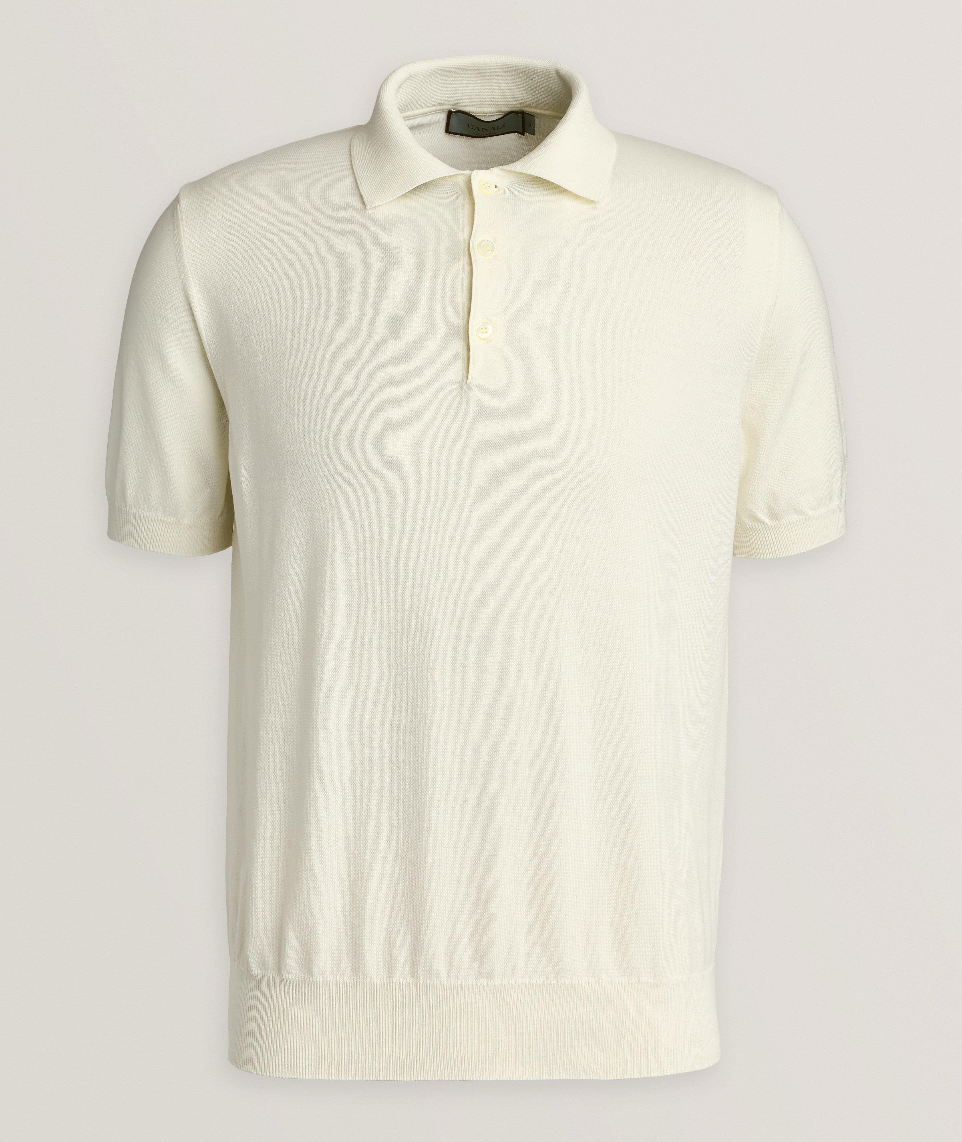 Canali Polo en tricot de coton