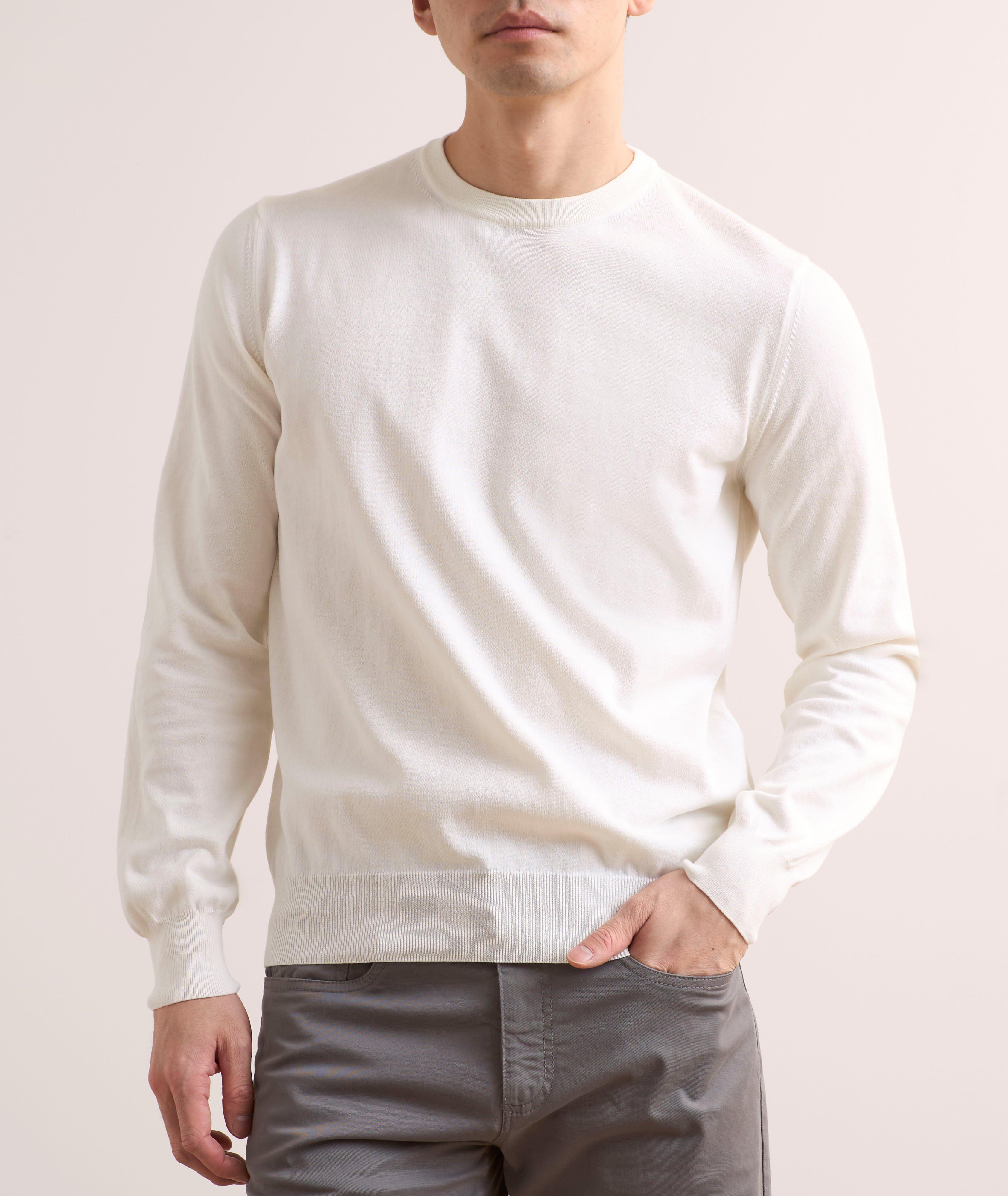 Cotton Crewneck Sweater image 1