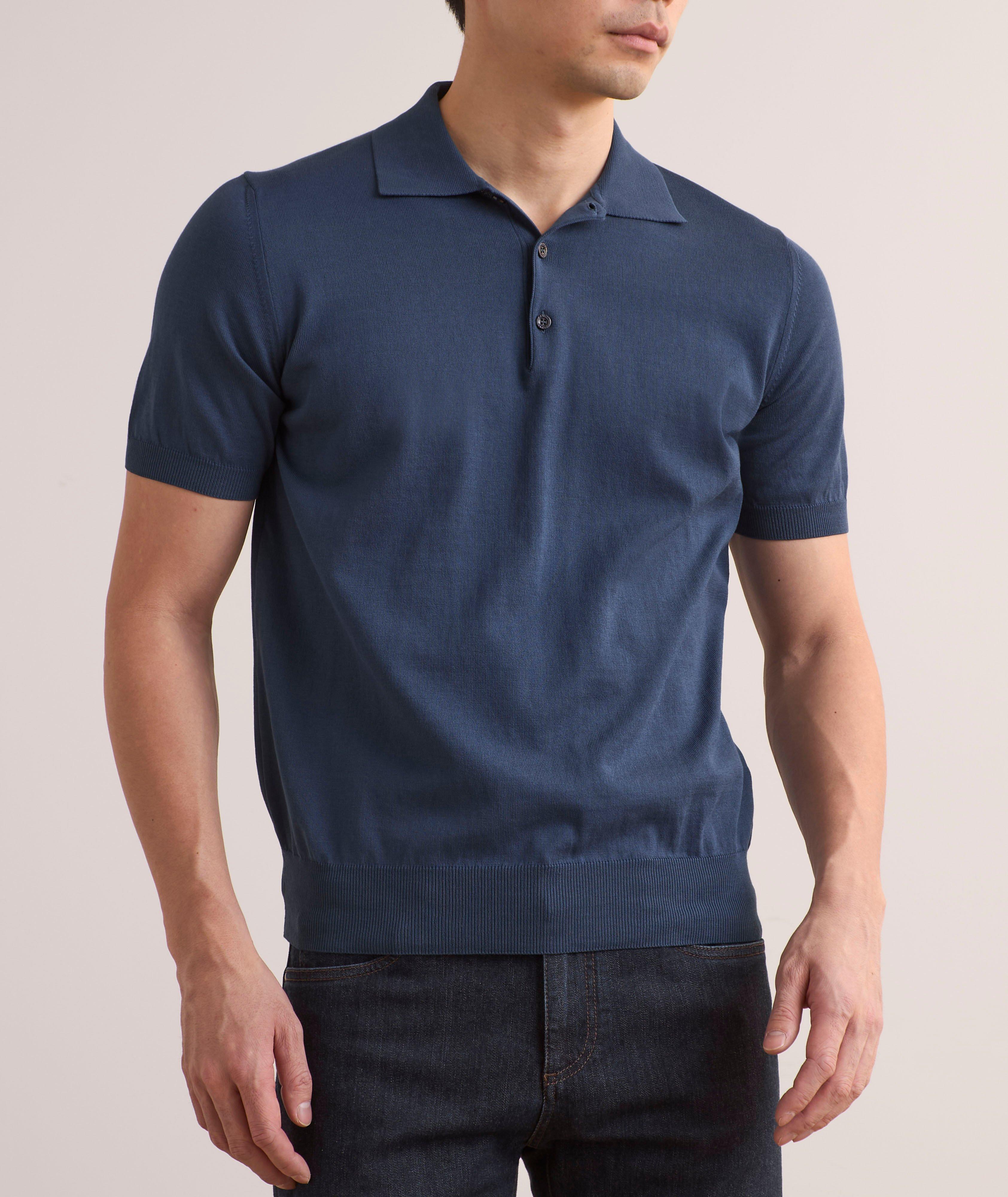 Cotton Knit Polo image 1