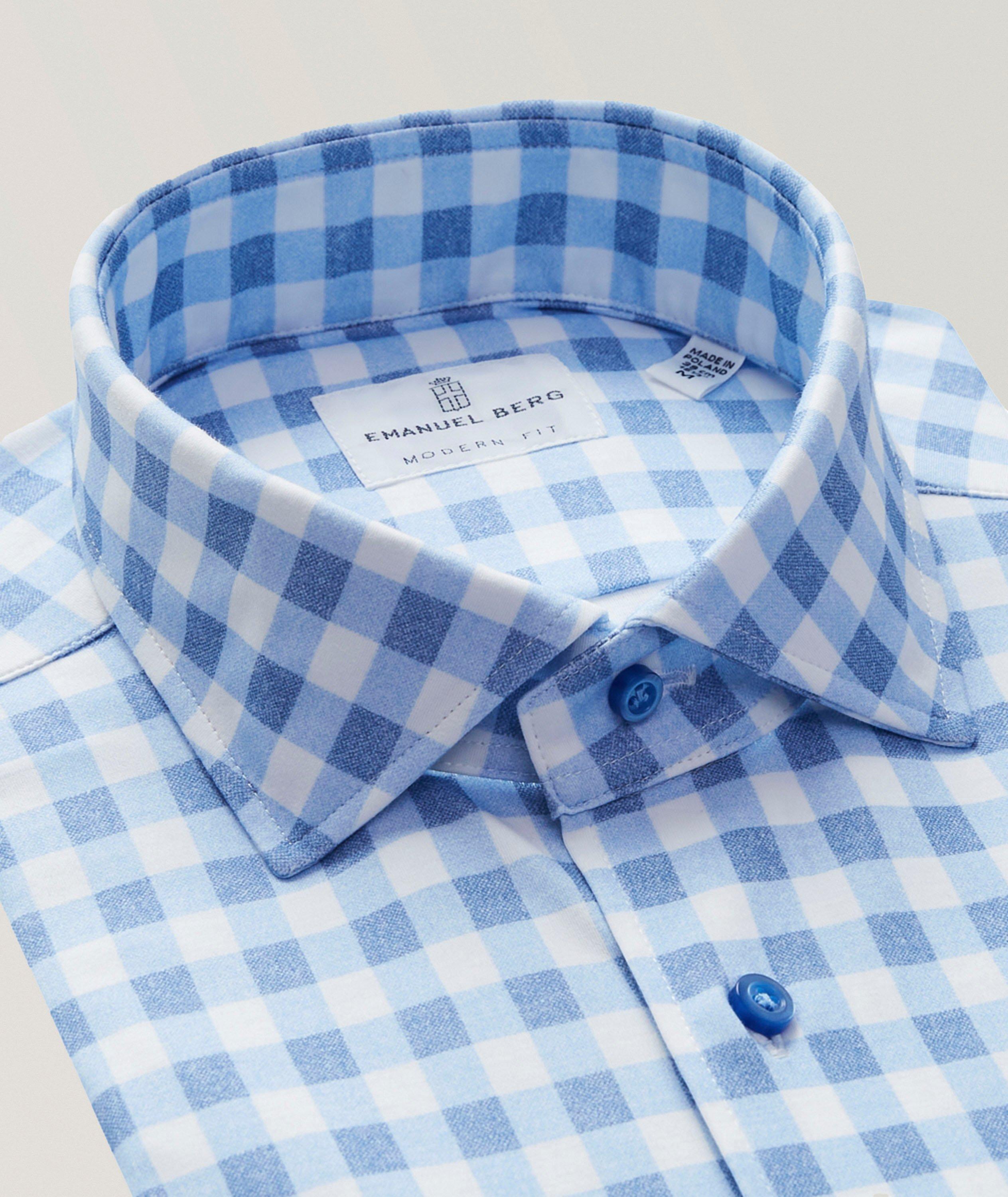 Byron Gingham Check 4Flex Dress Shirt image 1