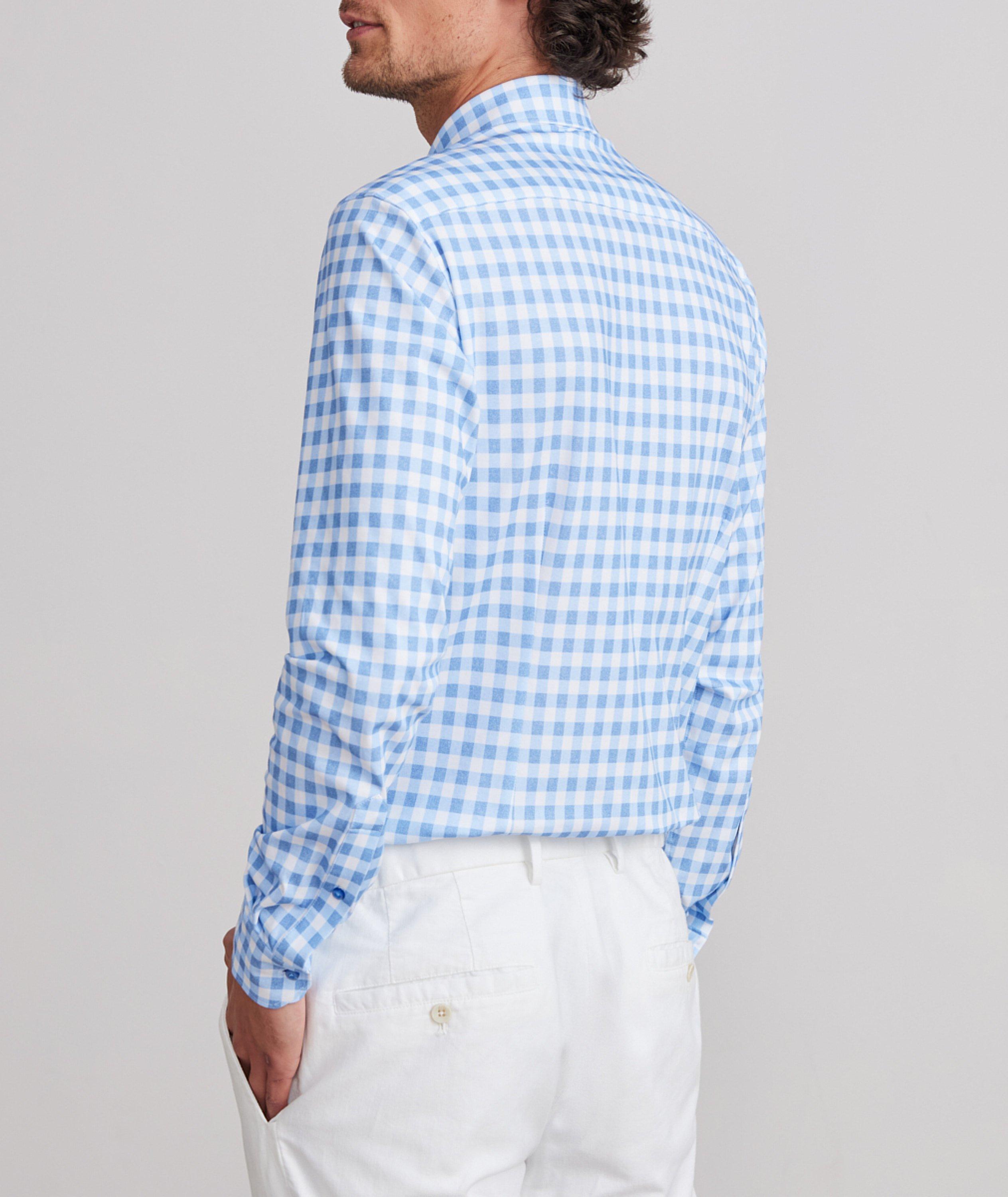 Byron Gingham Check 4Flex Dress Shirt image 3