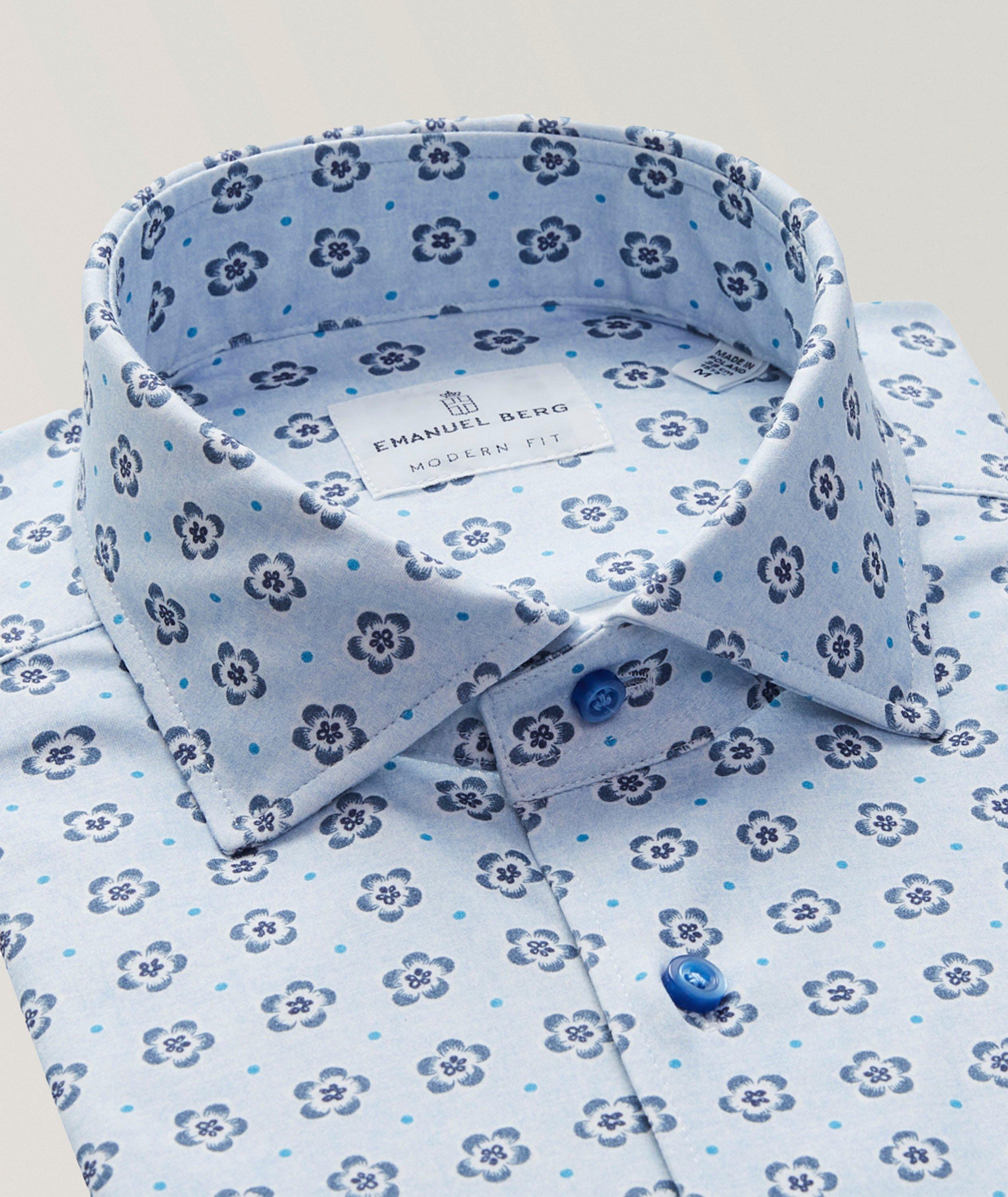 Byron Floral 4Flex Stretch Dress Shirt image 1