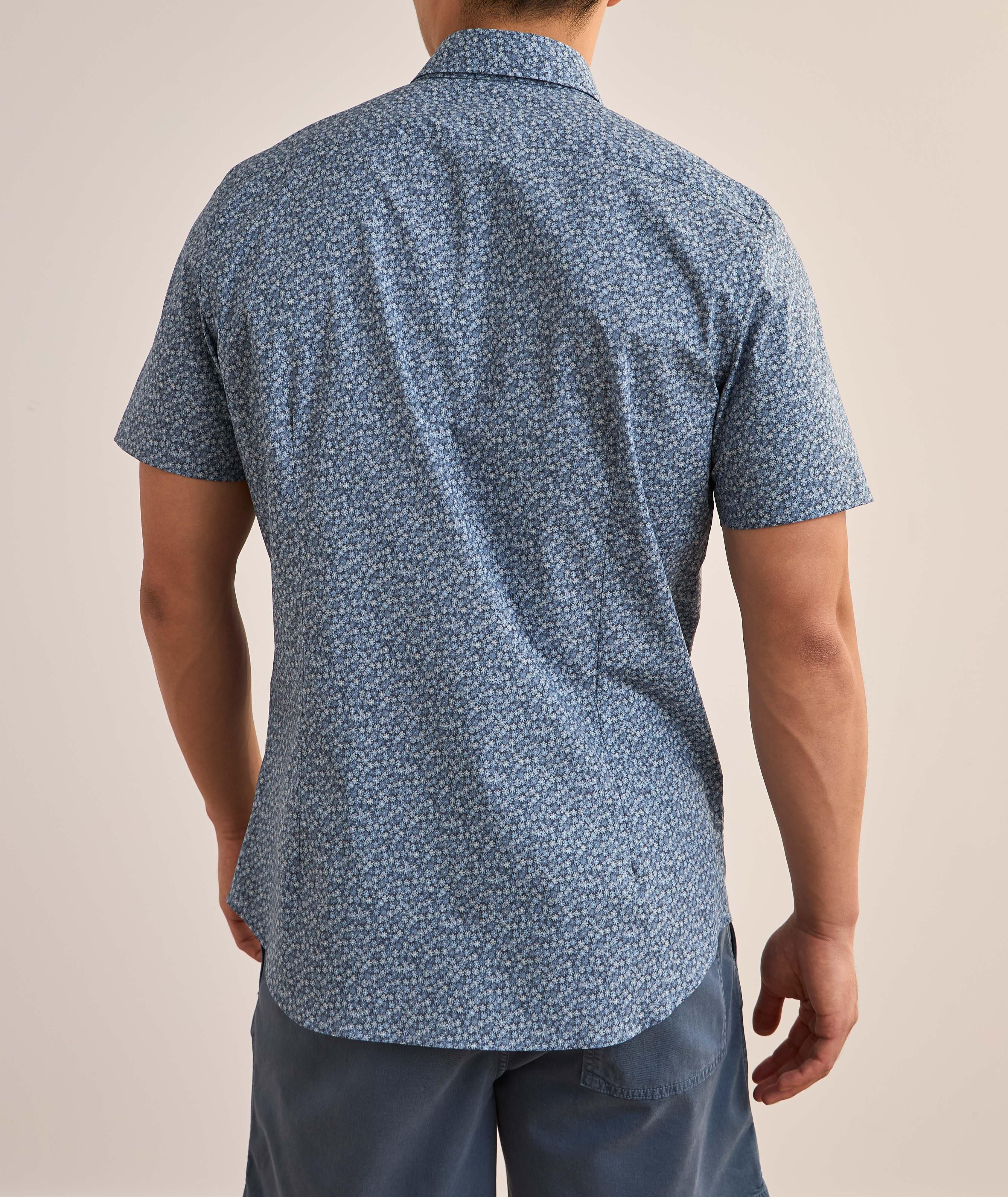 Chemise en coton extensible à motif floral image 6