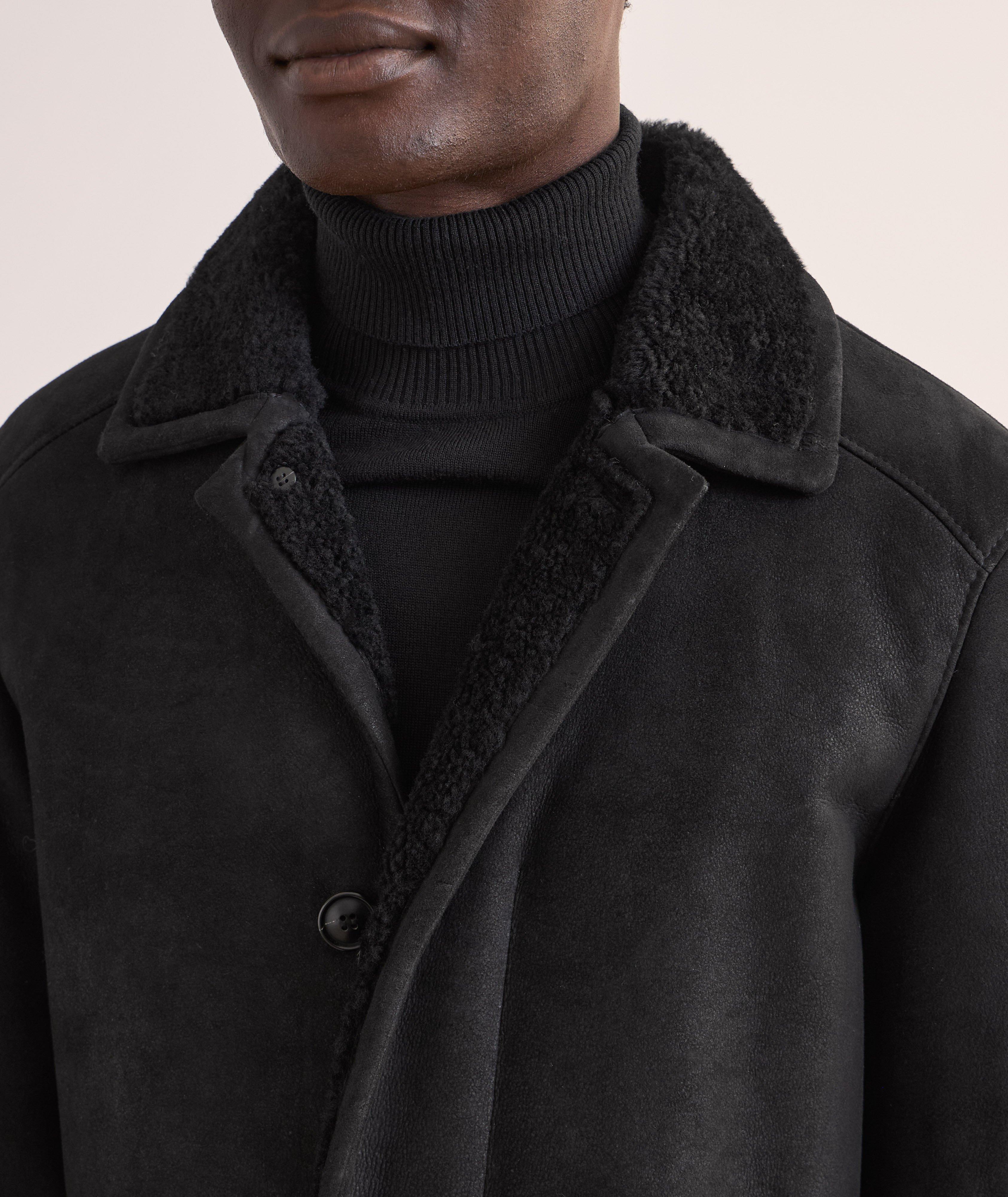 Massi Shearling Collar Coat  image 3