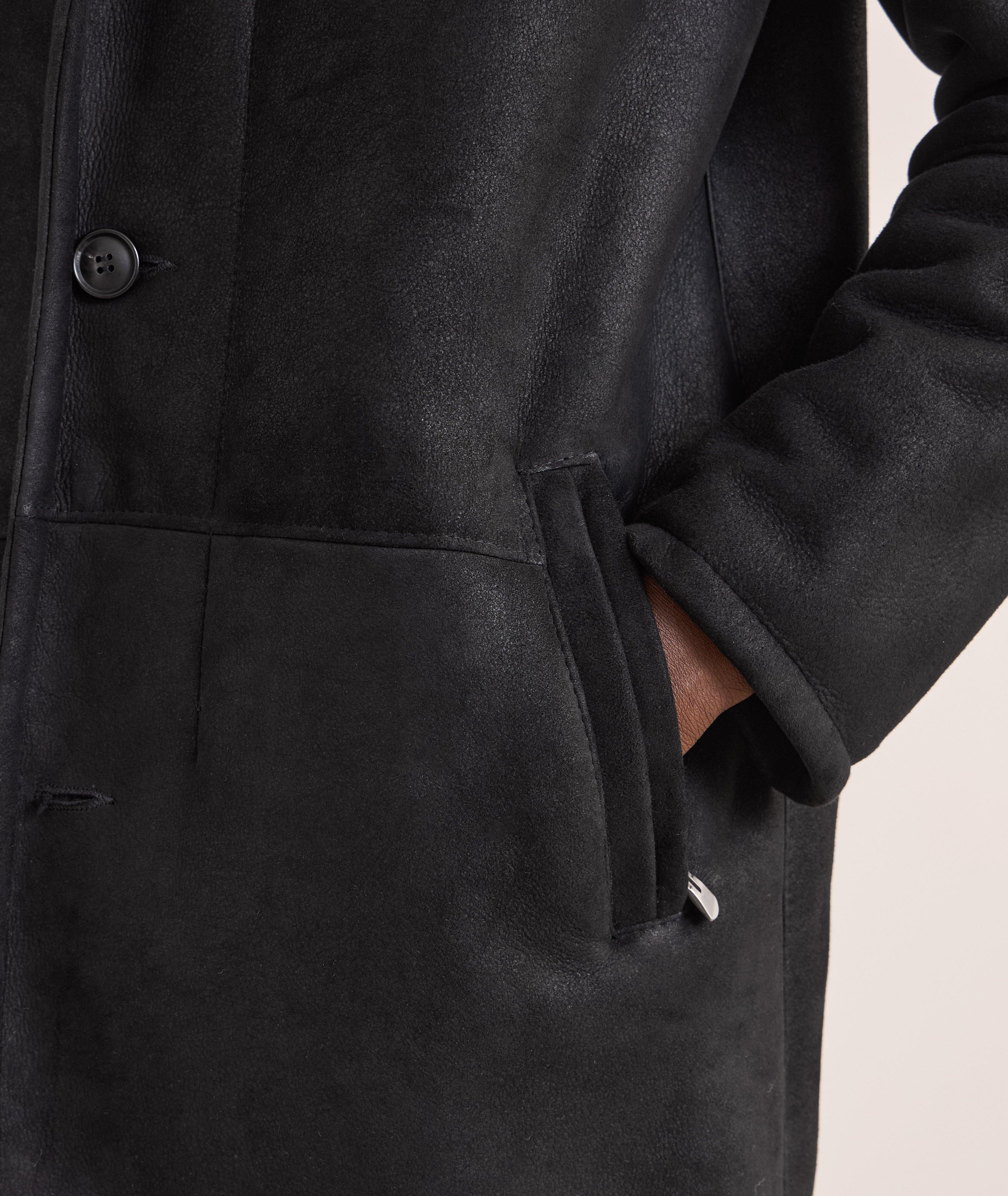 Massi Shearling Collar Coat  image 4