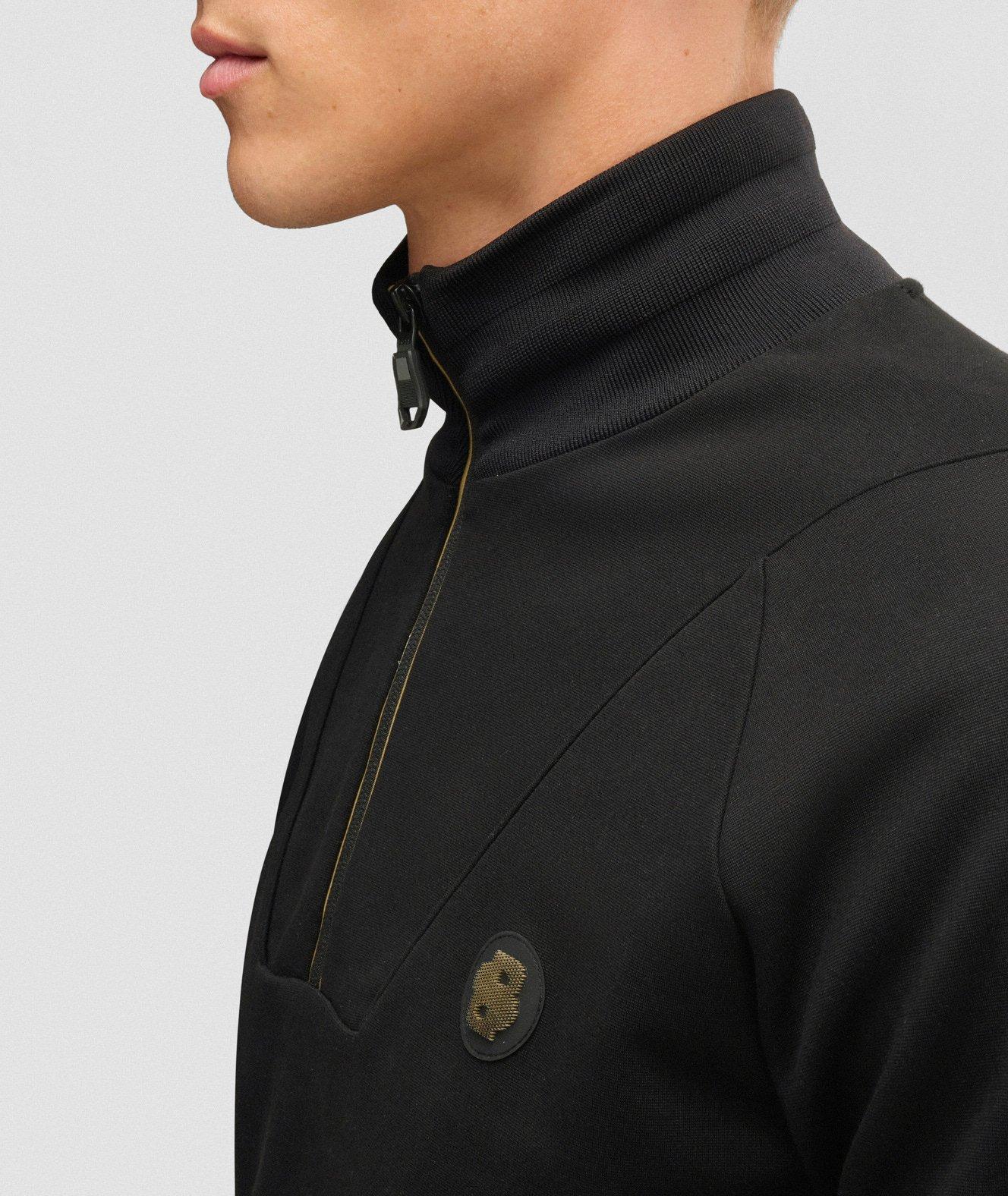 Cotton-Blend Quarter-Zip Sweatshirt image 3